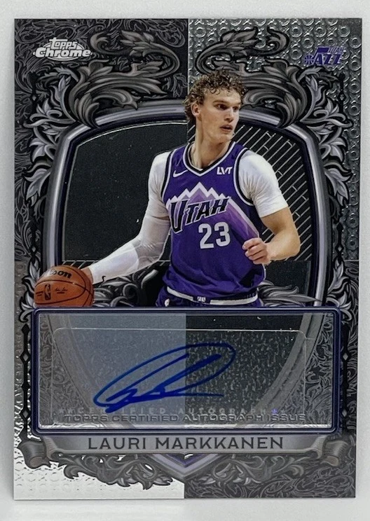 Lauri Markkanen 2025-26 Topps Chrome card