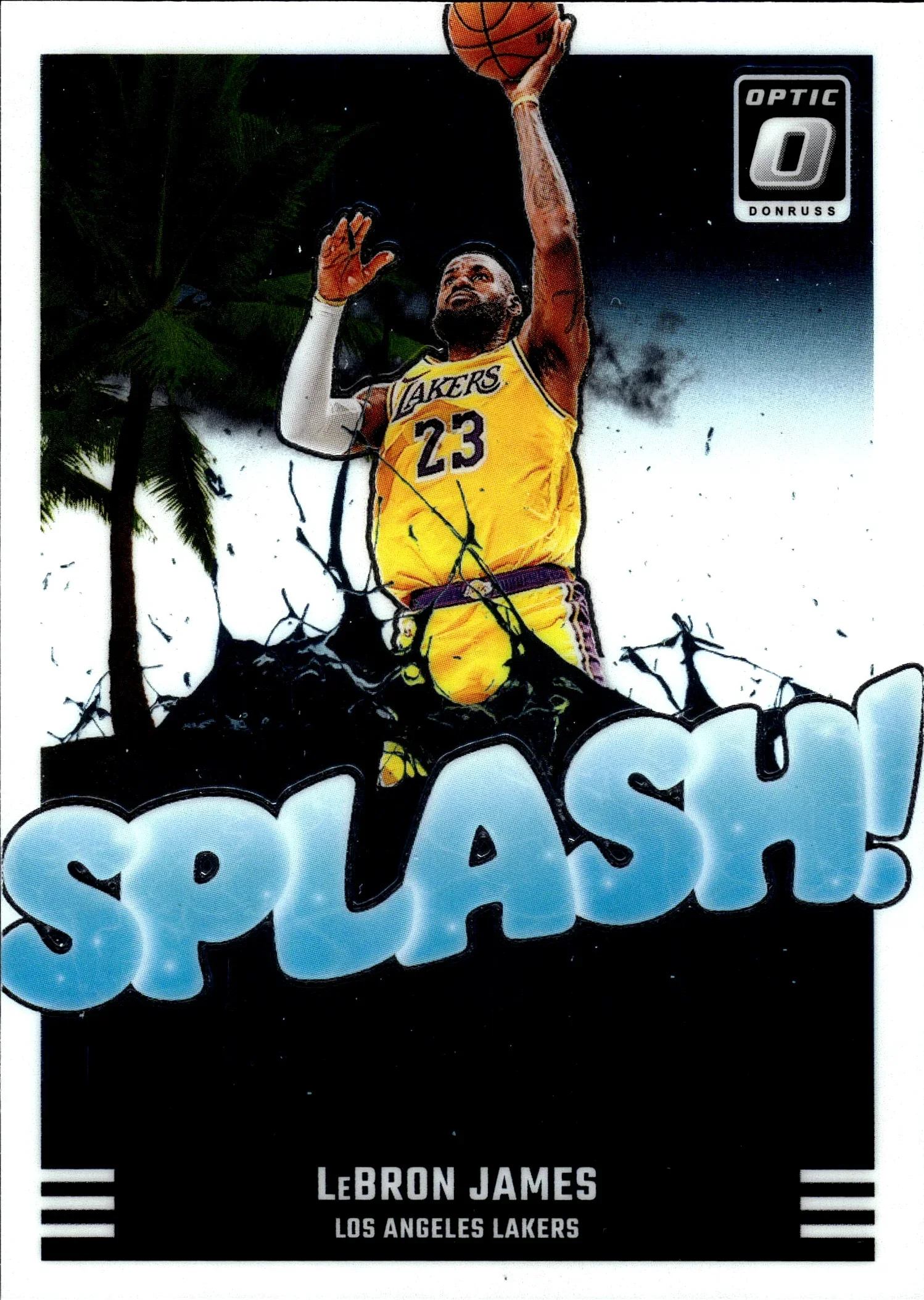 LeBron James 2024-25 Donruss Optic #5 Splash! basketball card - Front