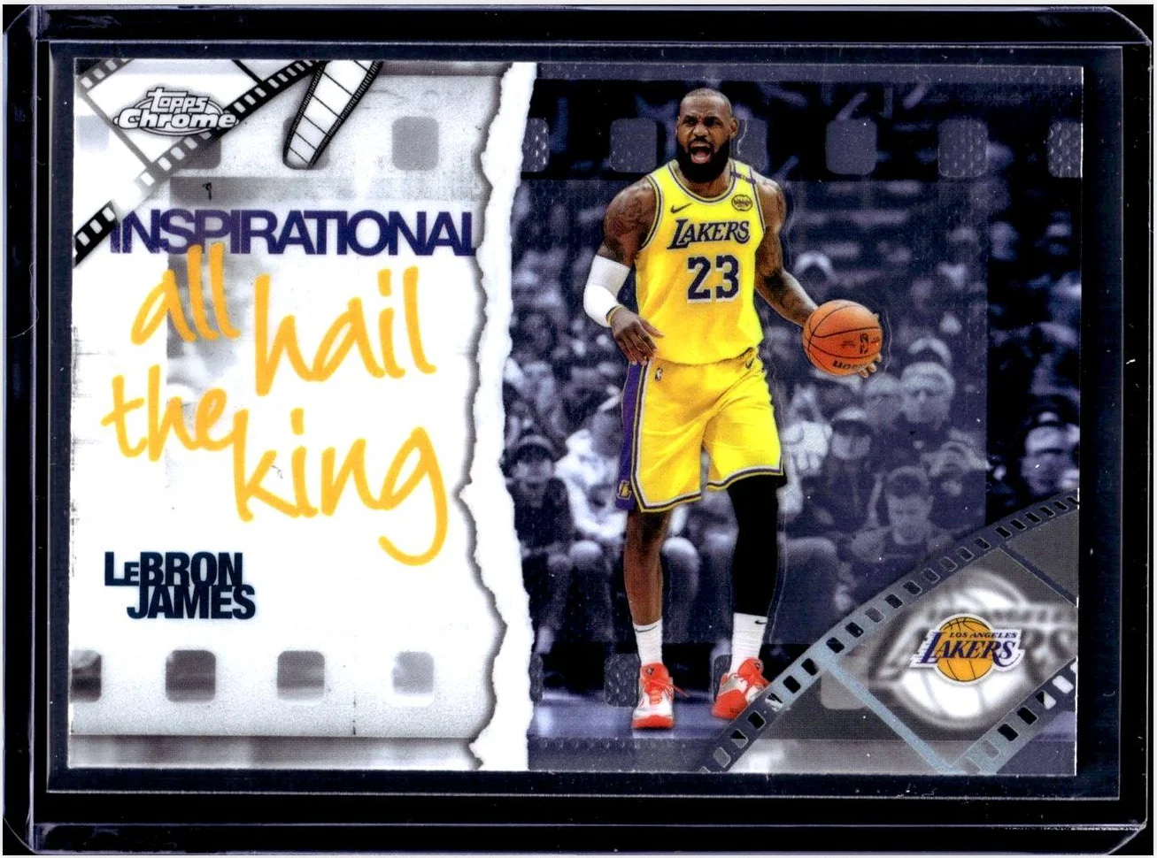 LeBron James 2025-26 Topps Chrome #IP-1 Inspirational basketball card - Front