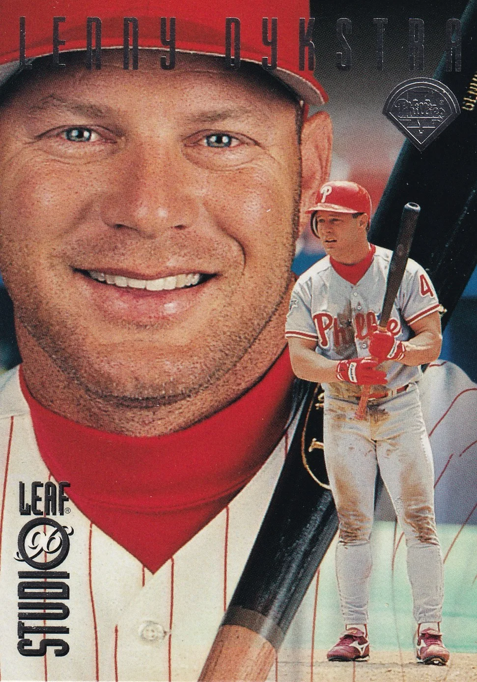 Lenny Dykstra 1996 Studio #126 baseball card - Front