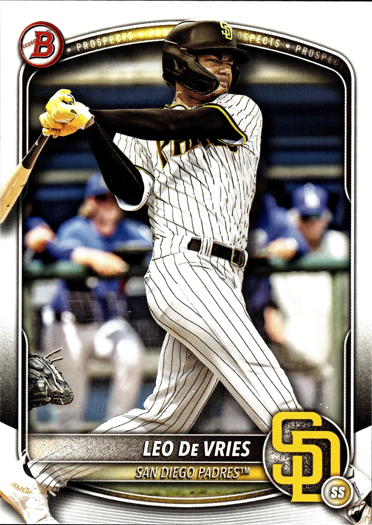 Leo De Vries 2025 Bowman #BP-59 baseball card - Front