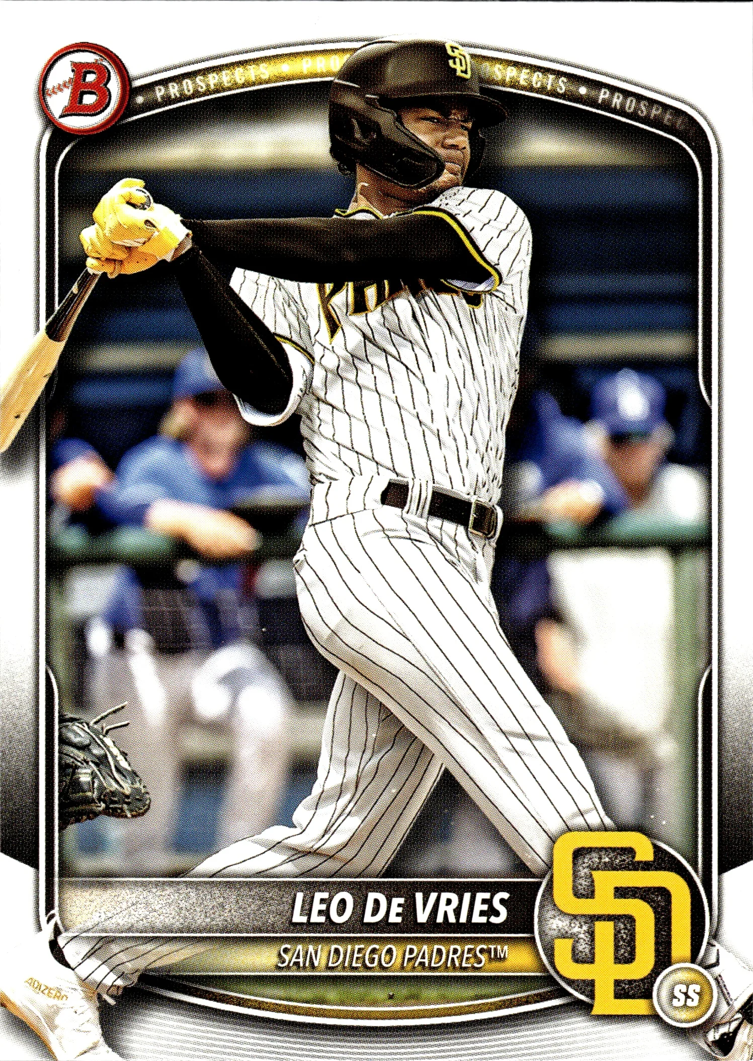 Leo De Vries 2025 Bowman #BP-59 Prospects baseball card - Front