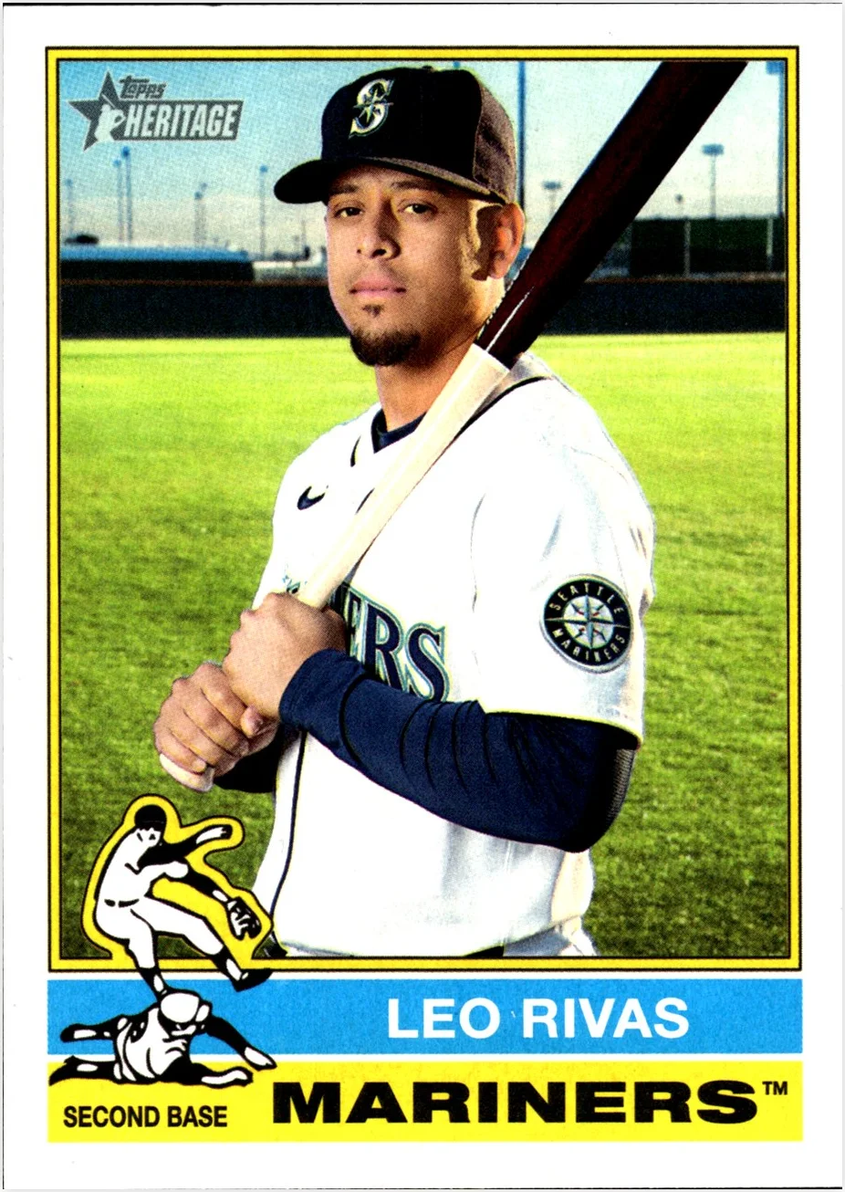 Leo Rivas 2025 Topps Heritage #634 baseball card - Front