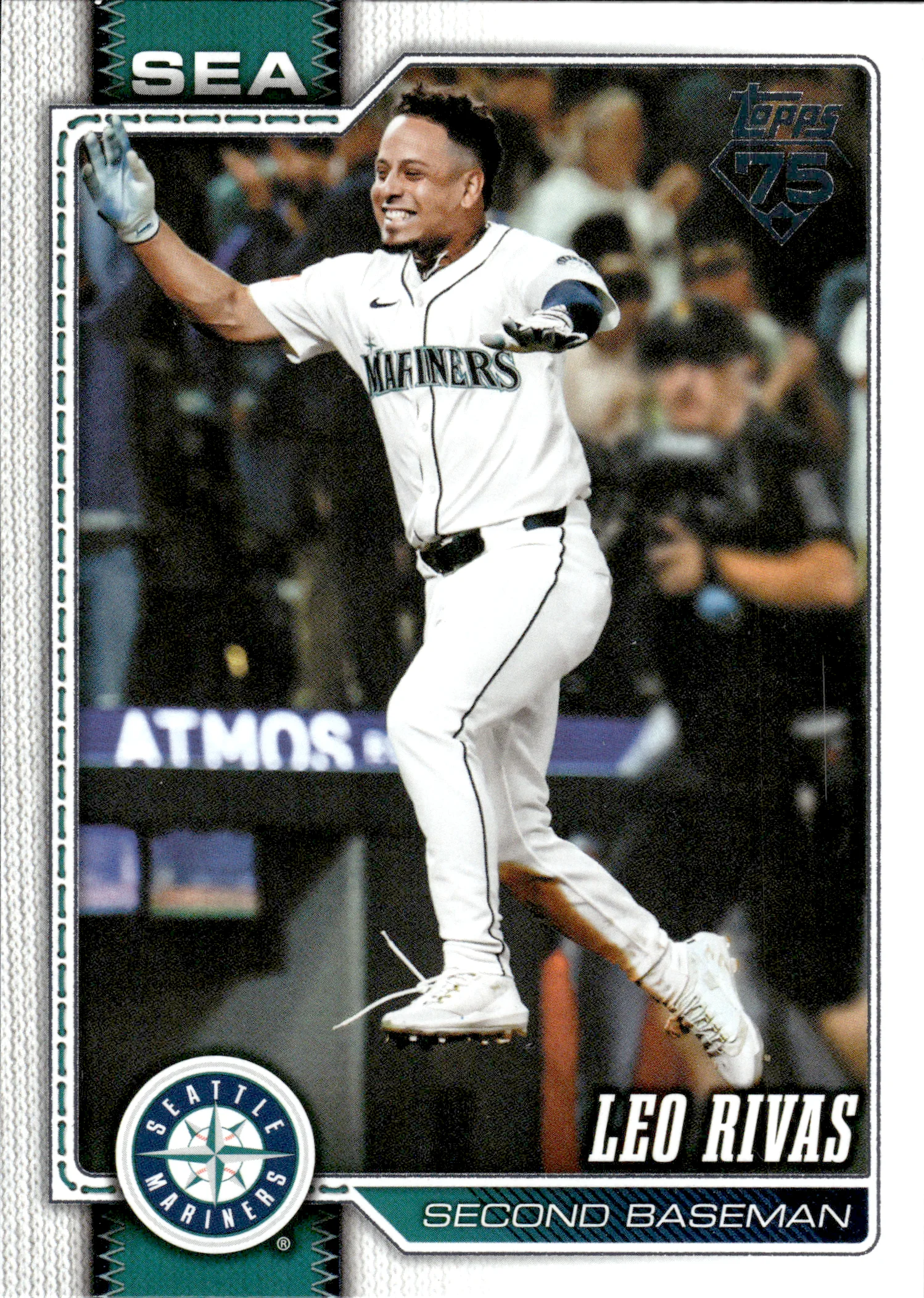 Leo Rivas #649 2026 Topps Series 2 baseball card - Front
