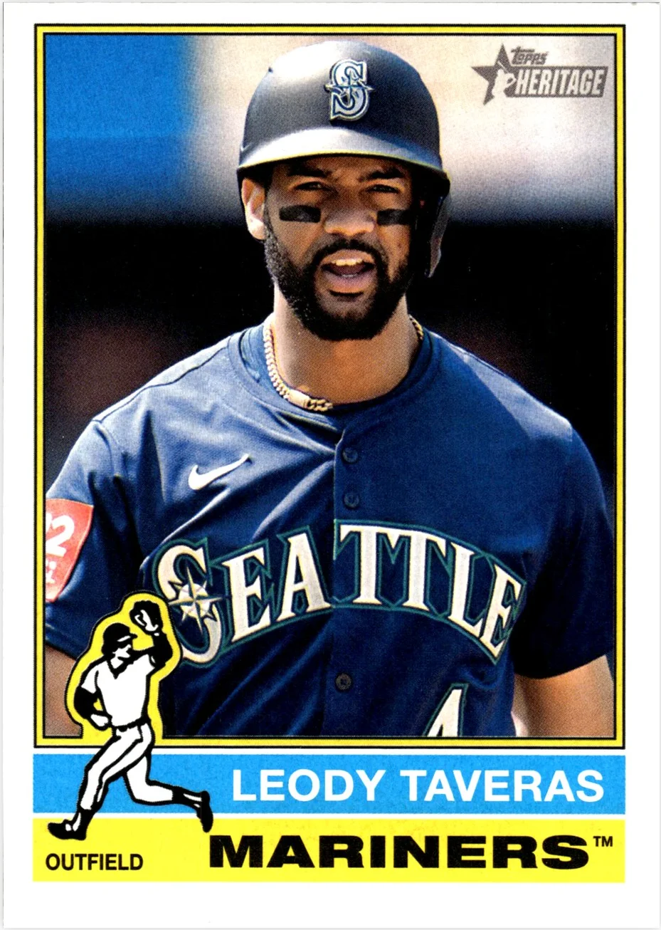 Leody Taveras 2025 Topps Heritage #627 baseball card - Front
