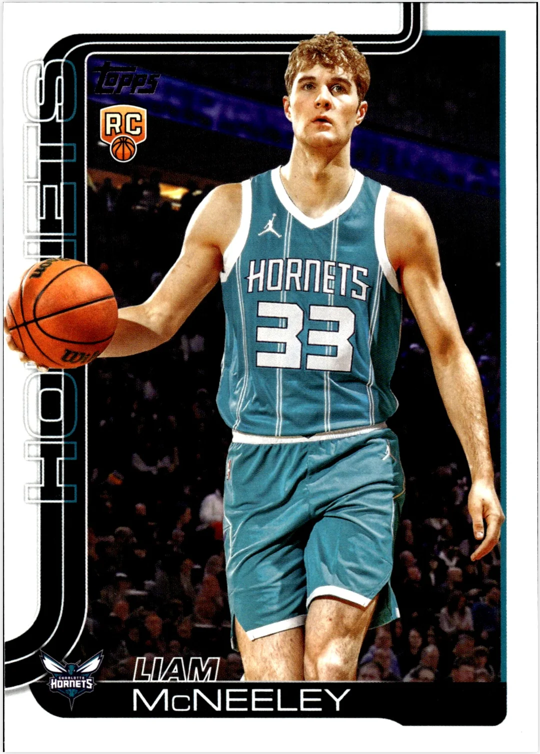Liam McNeeley 2025-26 Topps #229 basketball rookie card - Front