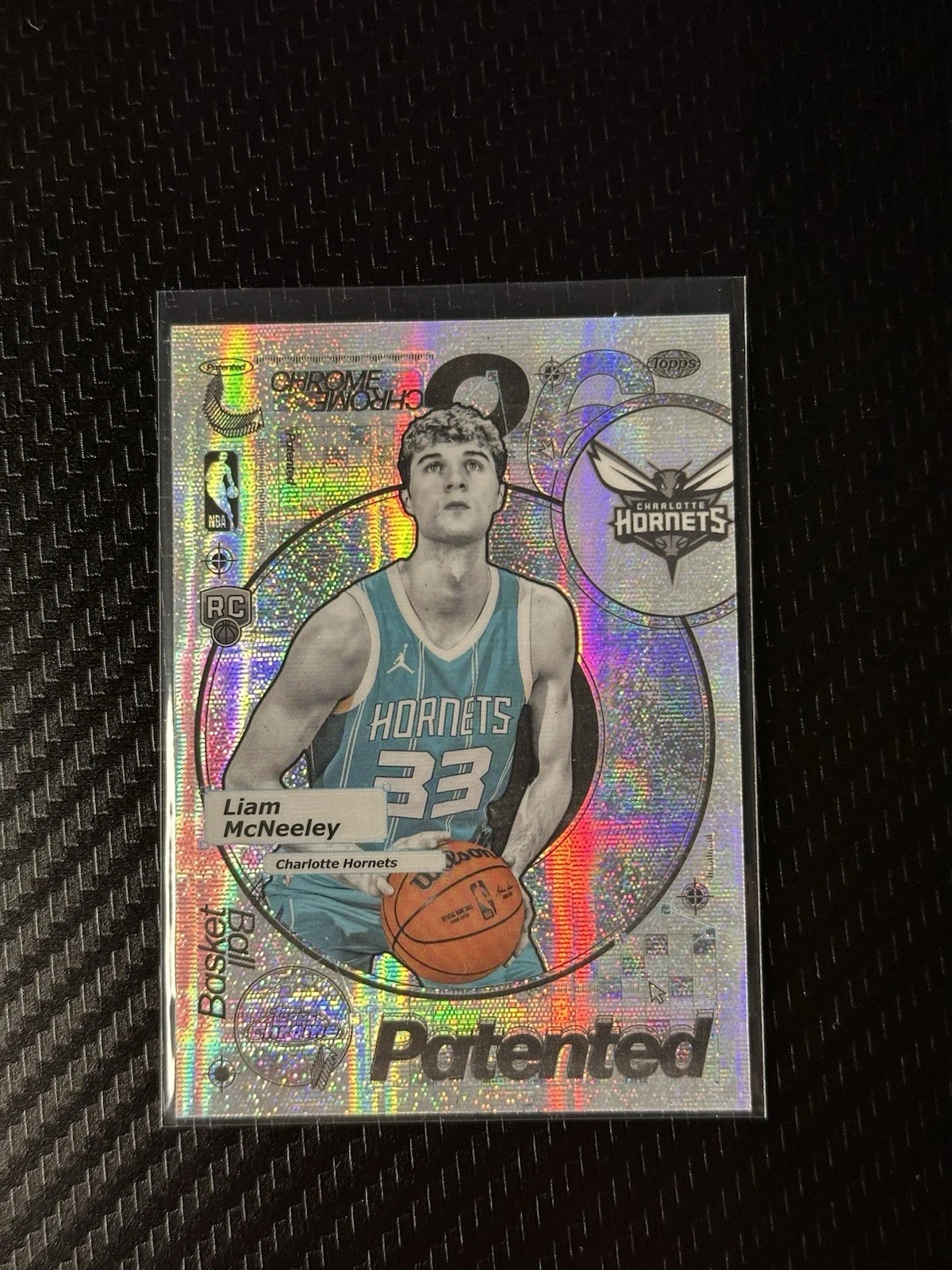 Liam McNeeley 2025-26 Topps Chrome card