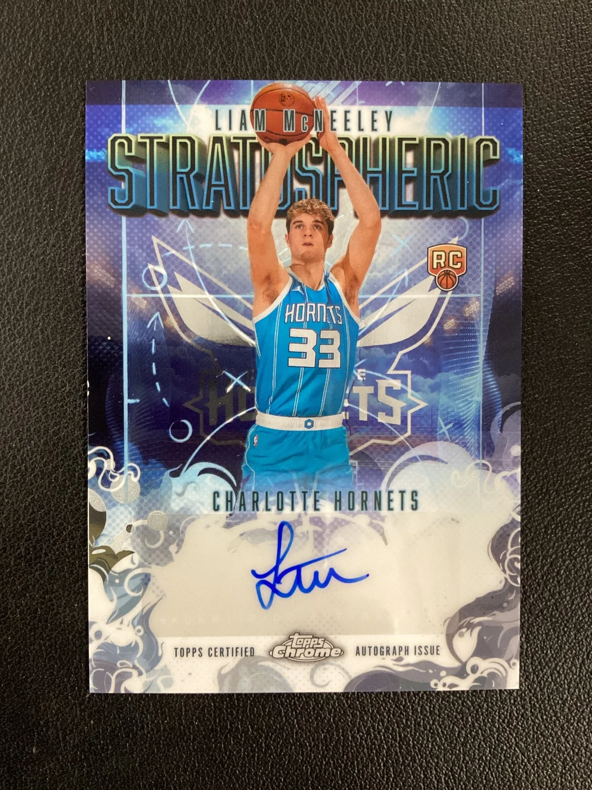 Liam McNeeley 2025-26 Topps Chrome card