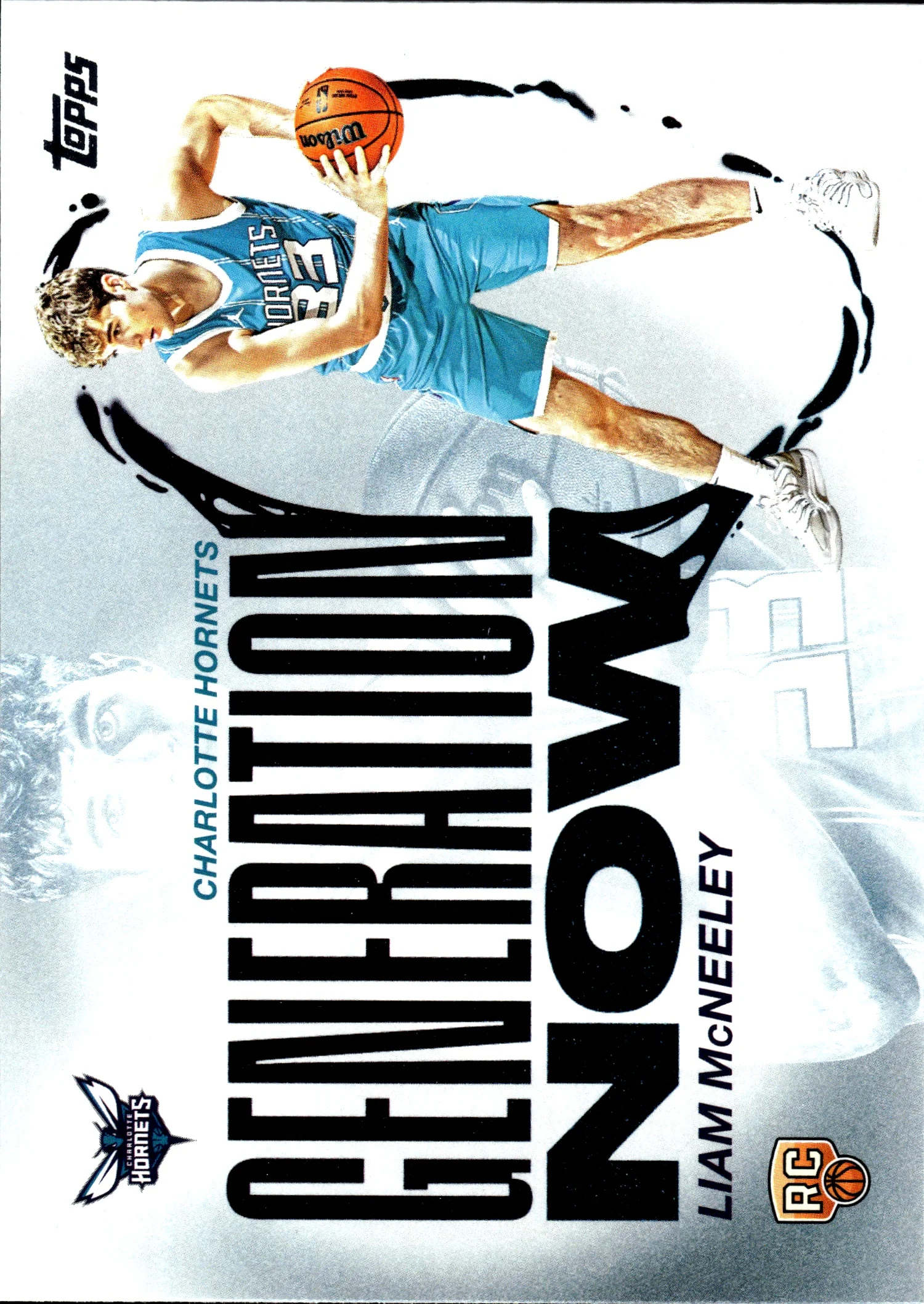 Liam McNeeley 2025-26 Topps #GN-29 Generation Now basketball card - Front