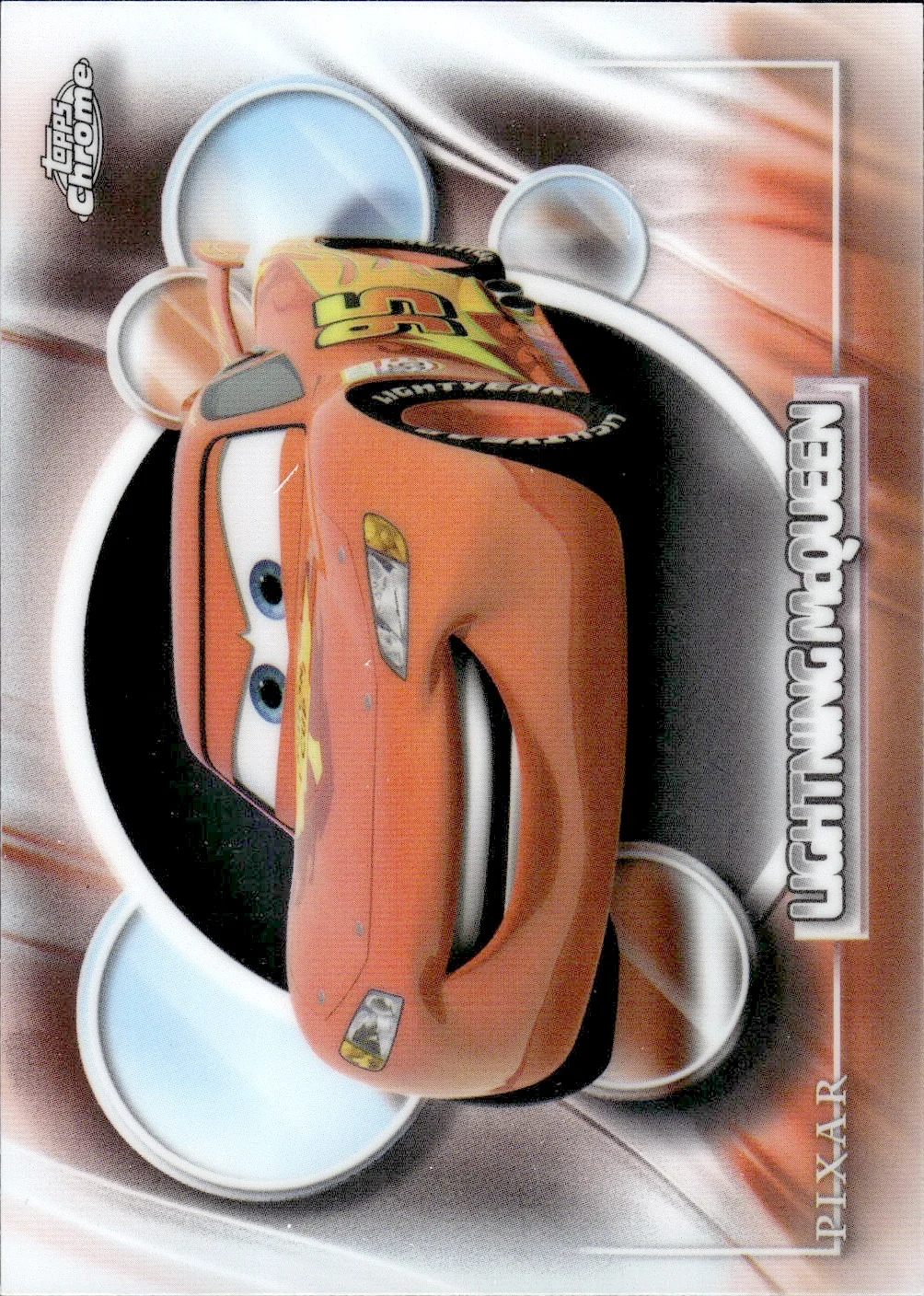 Lightning McQueen #20 2026 Topps Chrome Disney trading card - Front