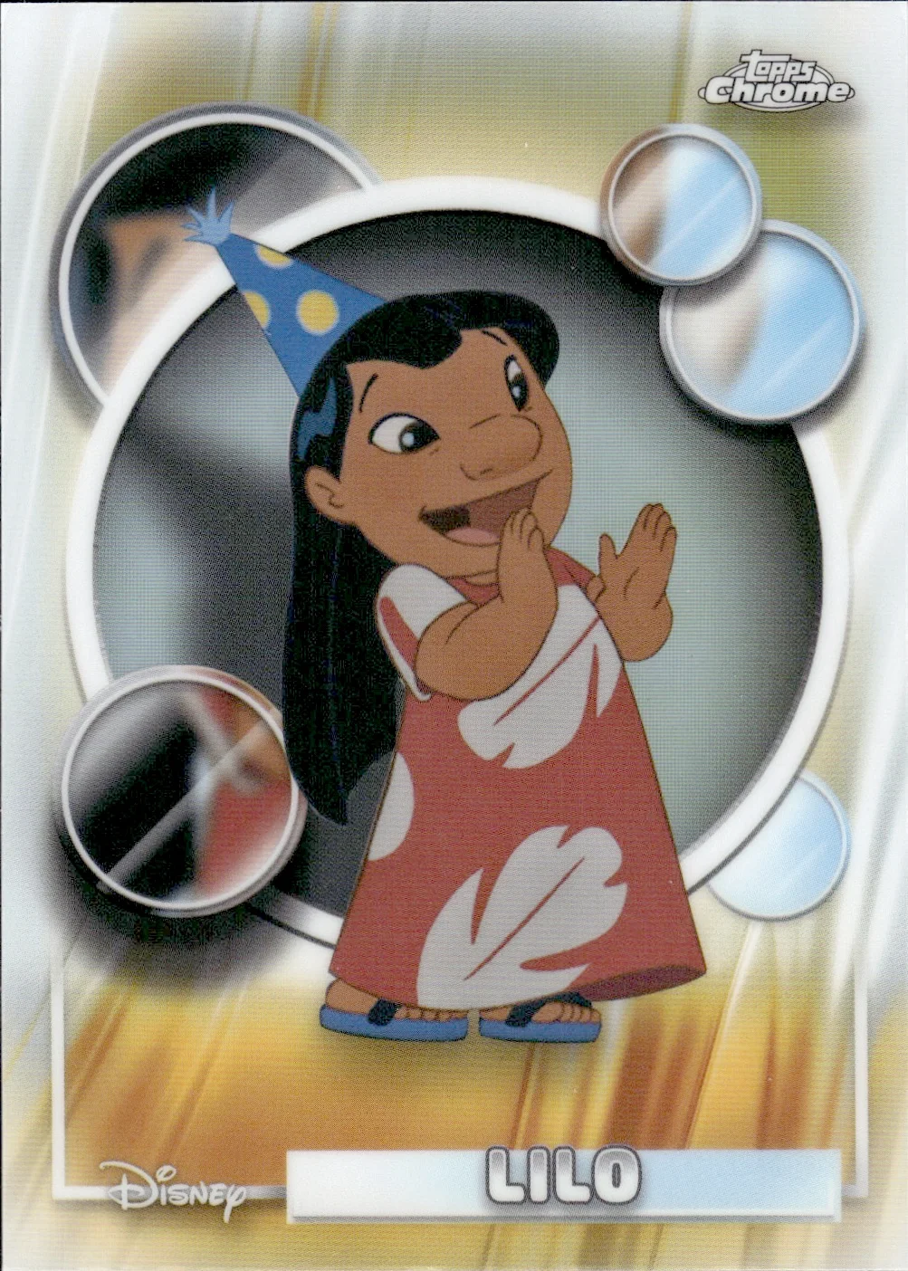 Lilo #149 Refractor 2026 Topps Chrome Disney trading card - Front