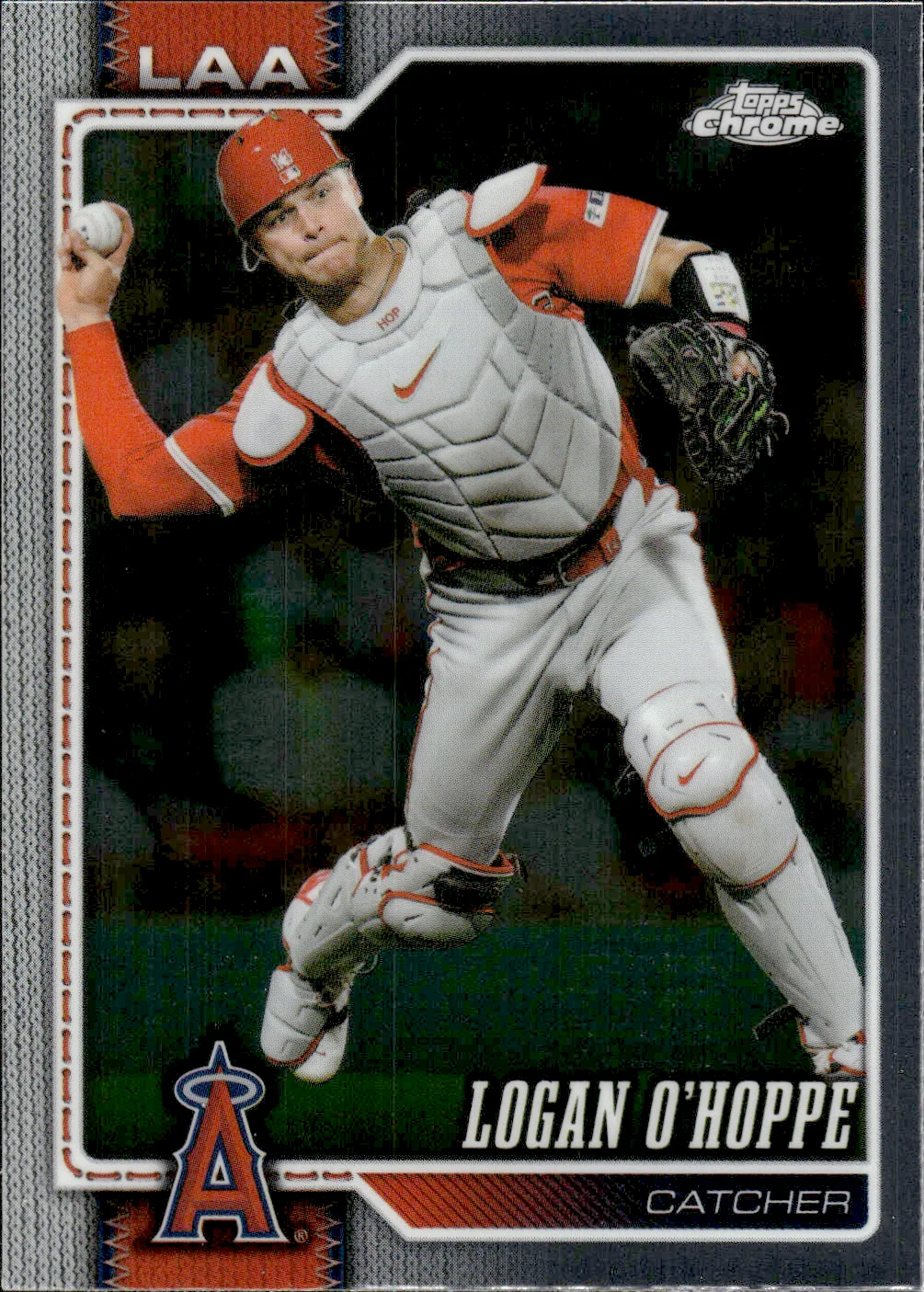 Logan O'Hoppe #97 2026 Topps Chrome Baseball baseball card - Front