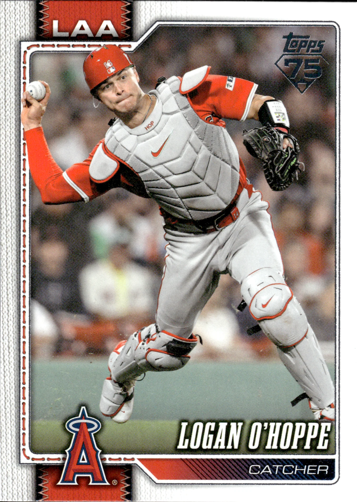 Logan O'Hoppe #483 2026 Topps Series 2 baseball card - Front