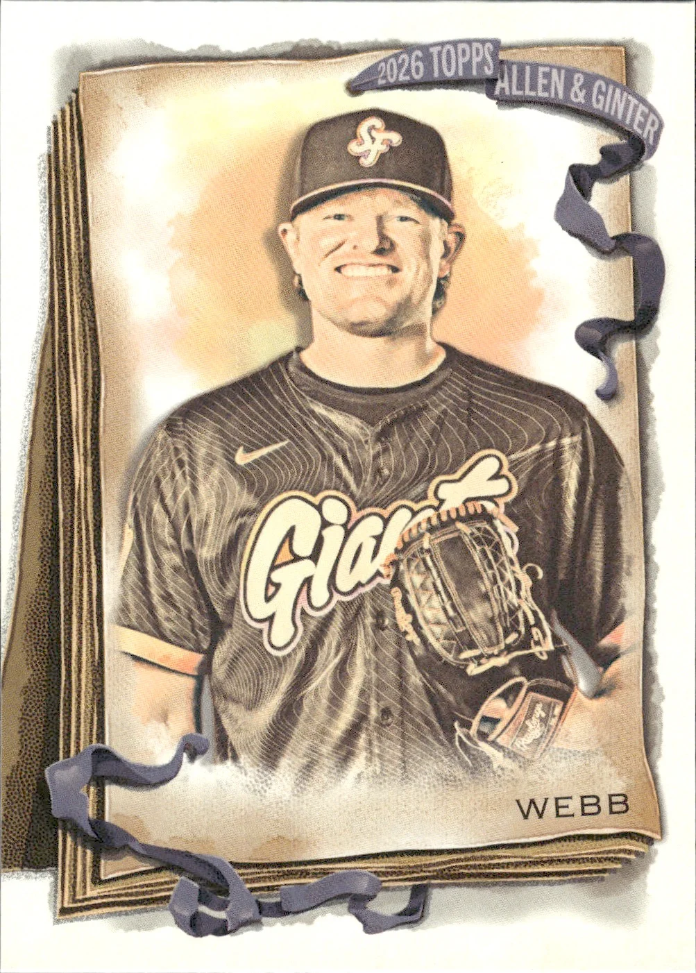 Logan Webb #212 2026 Topps Allen & Ginter trading card - Front