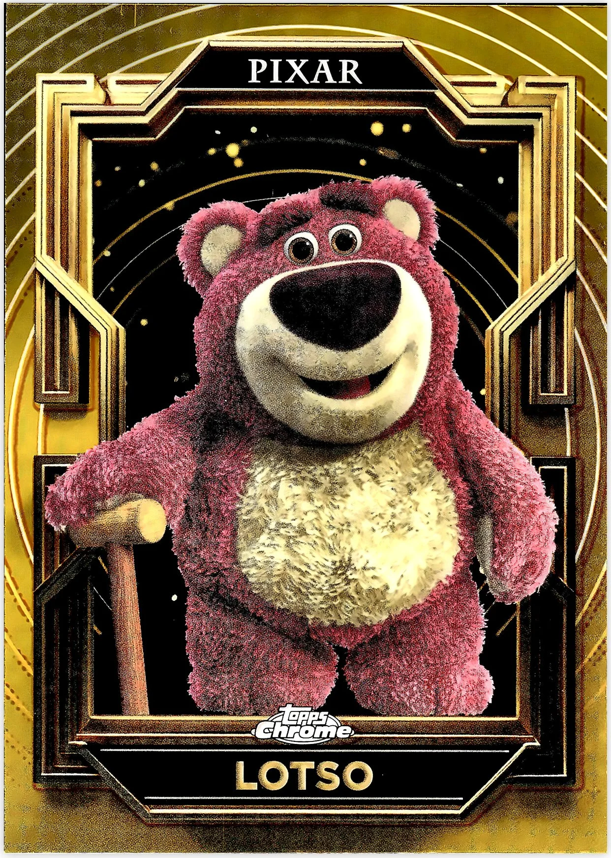 Lotso 2025 Topps Pixar Gold #52 trading card - Front