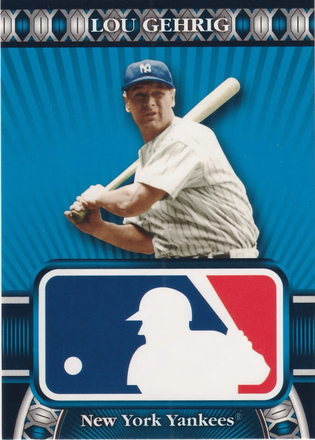 Lou Gehrig 2010 Topps Logoman HTA #HTA-28 baseball card - Front