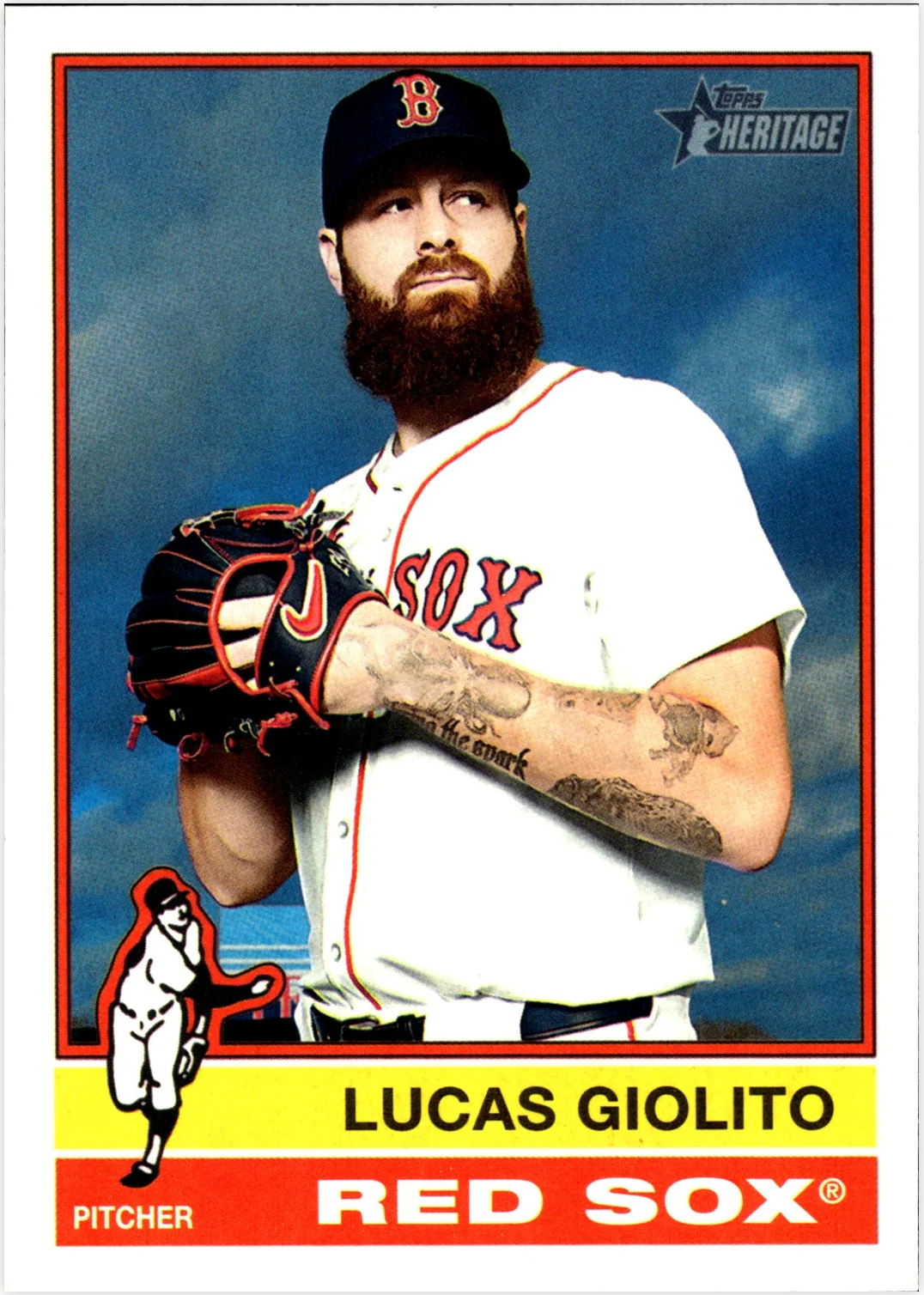 Lucas Giolito 2025 Heritage High Number #527 baseball card - Front