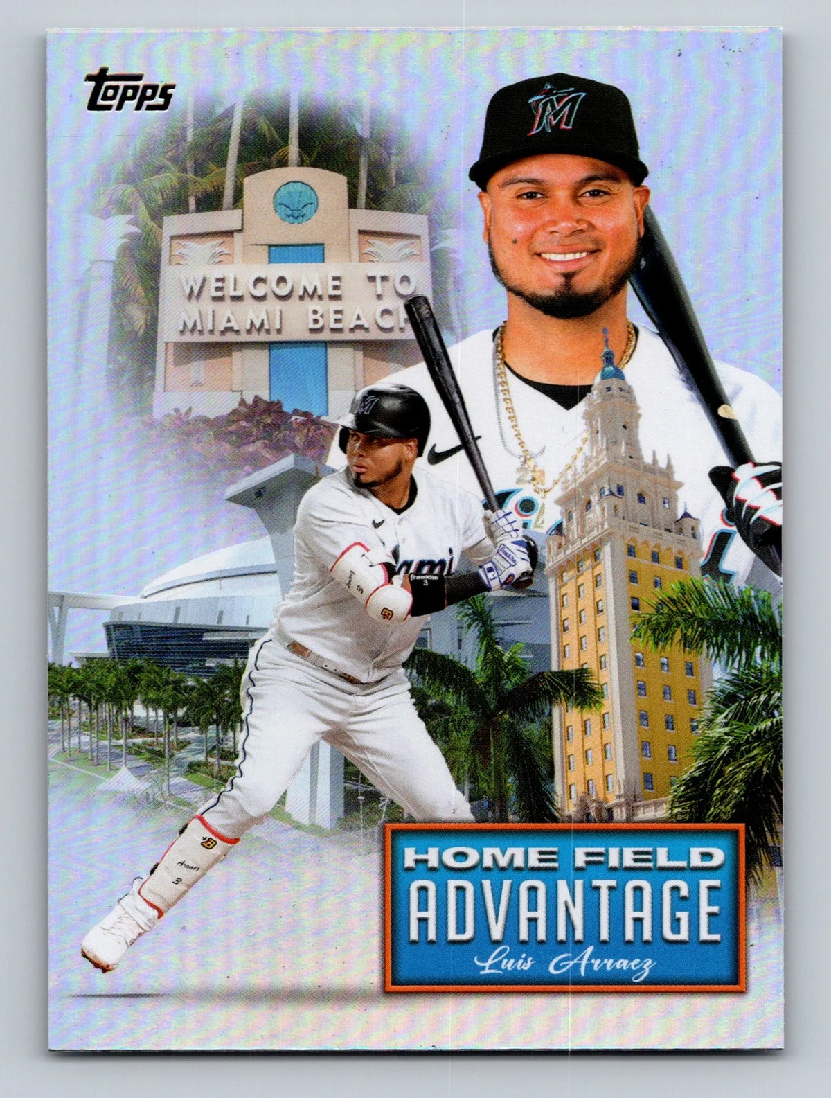 Luis Arraez #HFA-19 2024 Topps Baseball Home Field Advantage front