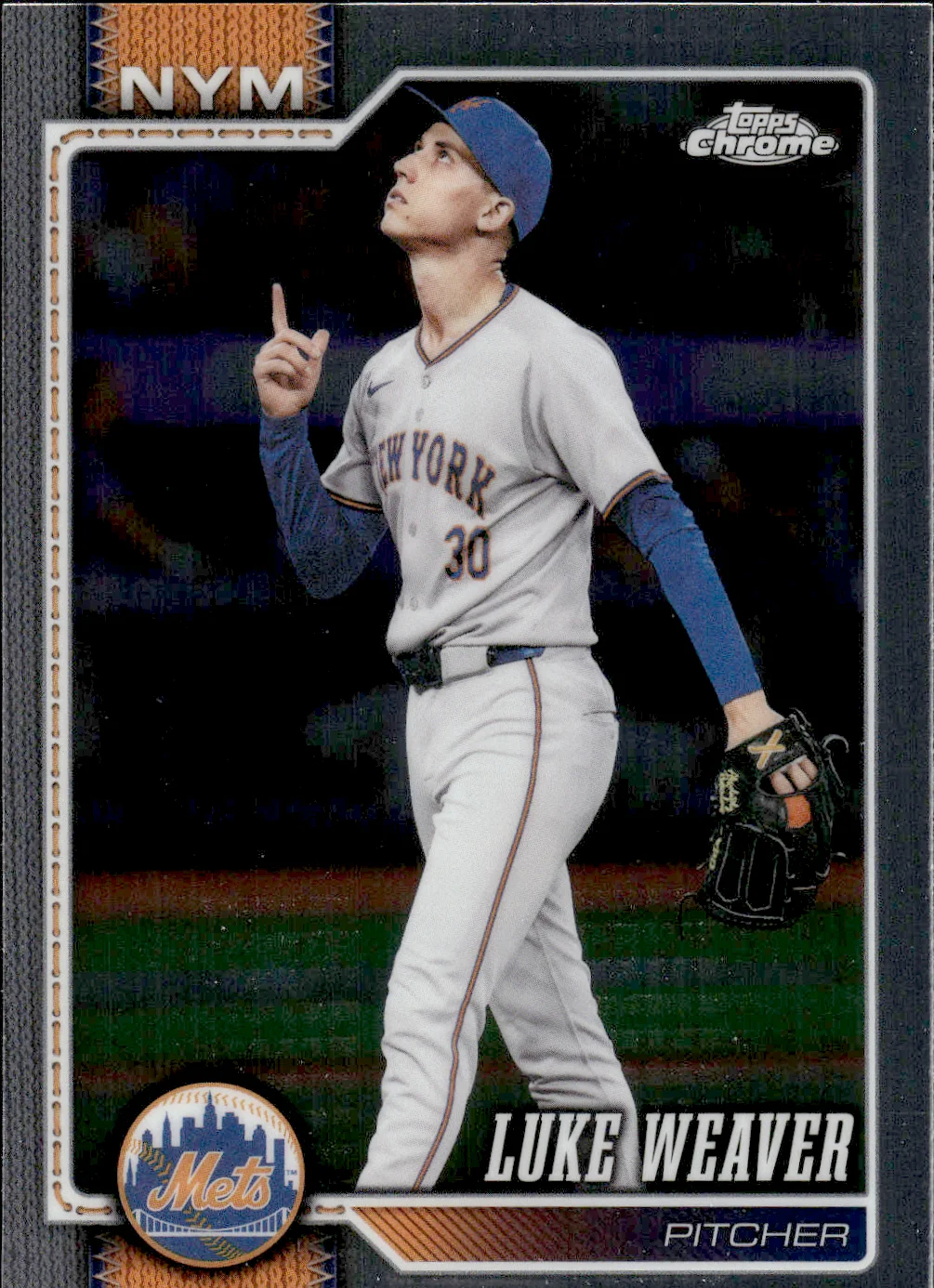 Luke Weaver #103 2026 Topps Chrome Baseball baseball card - Front