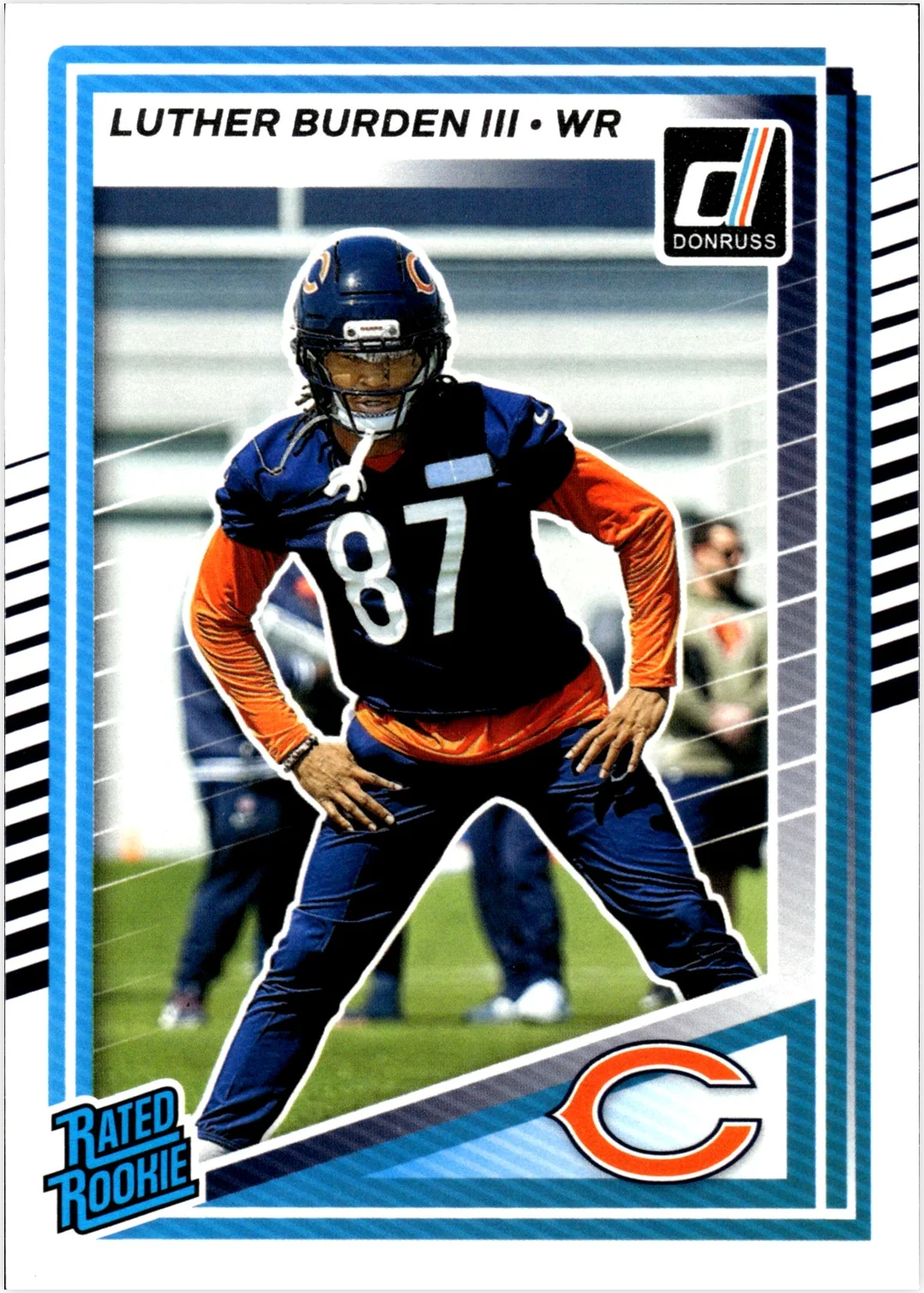 Luther Burden III Rookie Card 2025 Donruss #395 football rookie card - Front