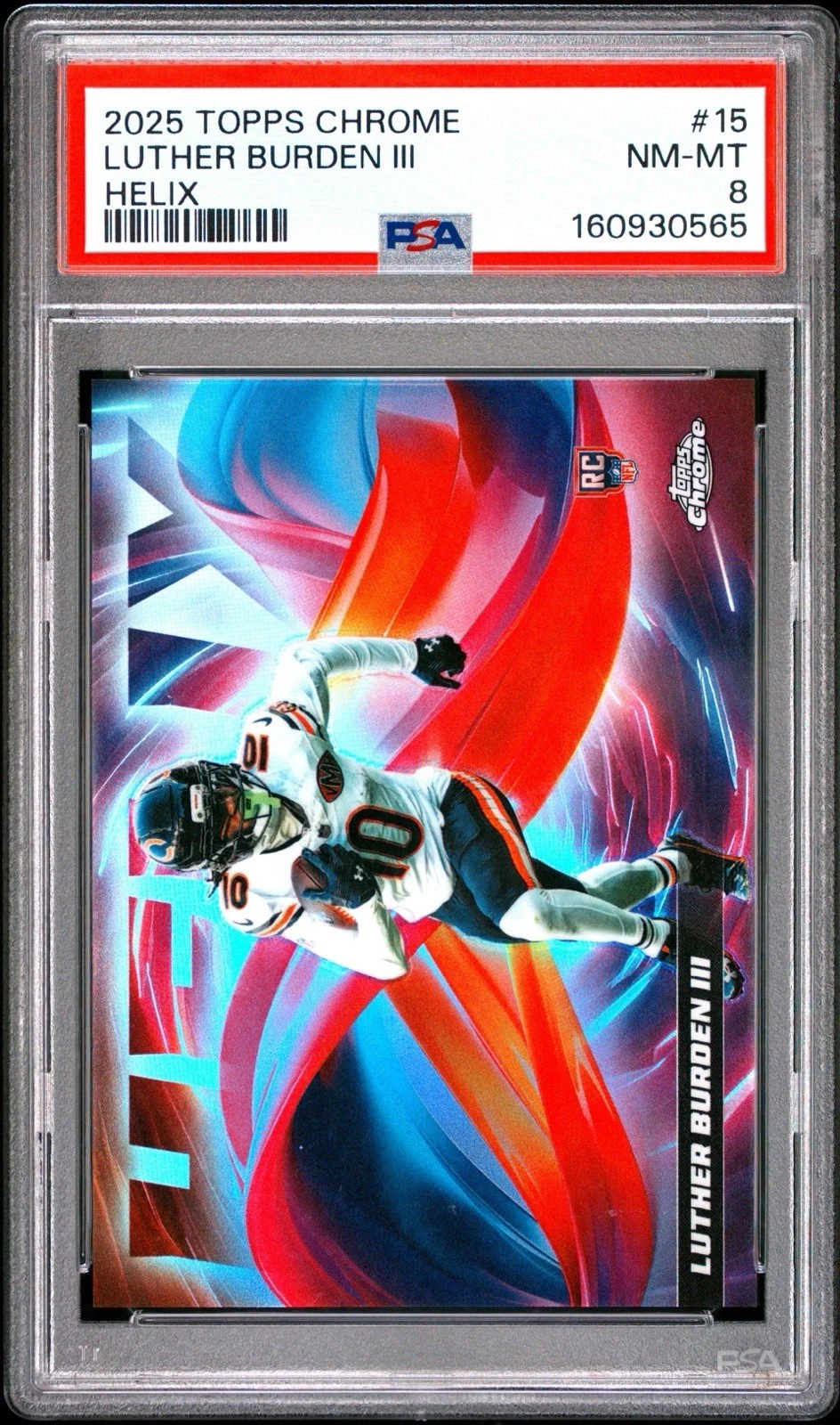Luther Burden III 2025 Topps Chrome Football card