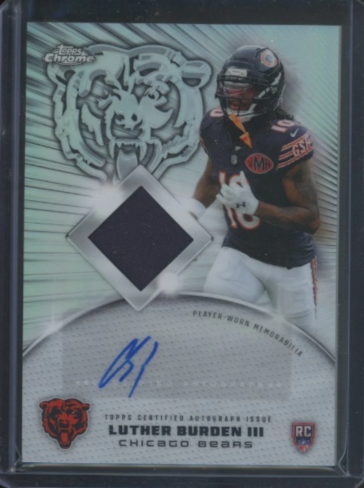 Luther Burden III 2025 Topps Chrome Football card