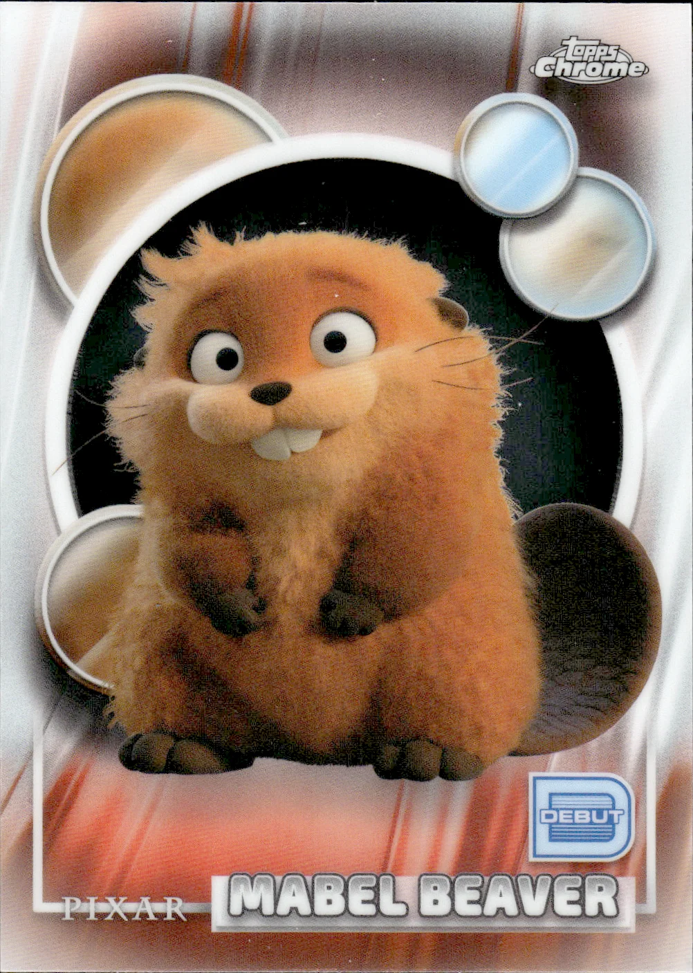 Mabel Beaver #110 2026 Topps Chrome Disney trading card - Front