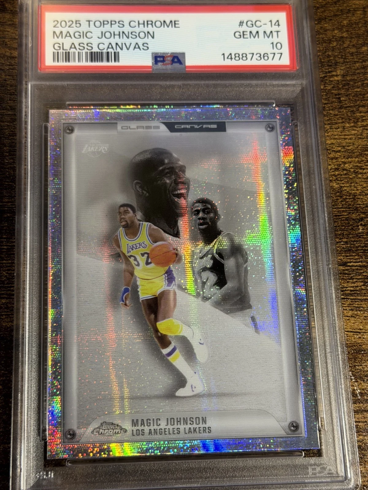 Magic Johnson 2025-26 Topps Chrome card