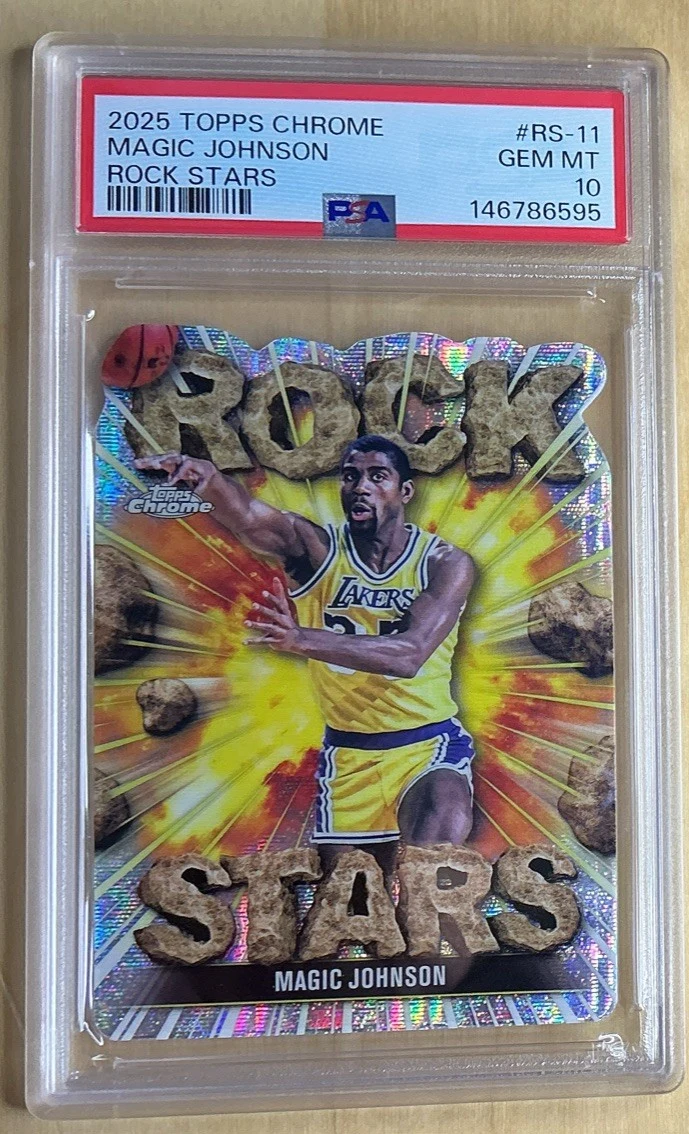 Magic Johnson 2025 Topps Chrome Basketball card