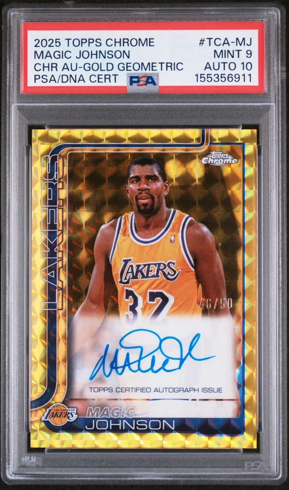 Magic Johnson 2025 Topps Chrome Basketball card
