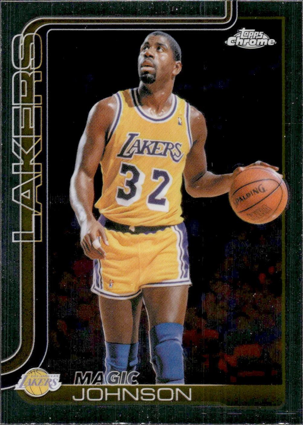 Magic Johnson #149 2025 Topps Chrome Update Basketball basketball card - Front