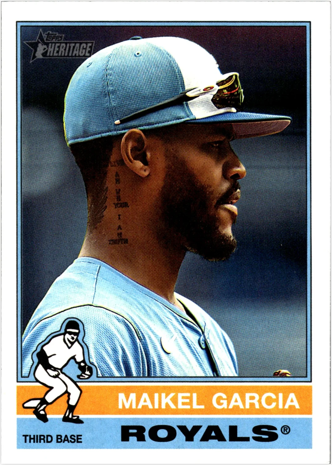 Maikel Garcia 2025 Heritage High Number #680 baseball card - Front