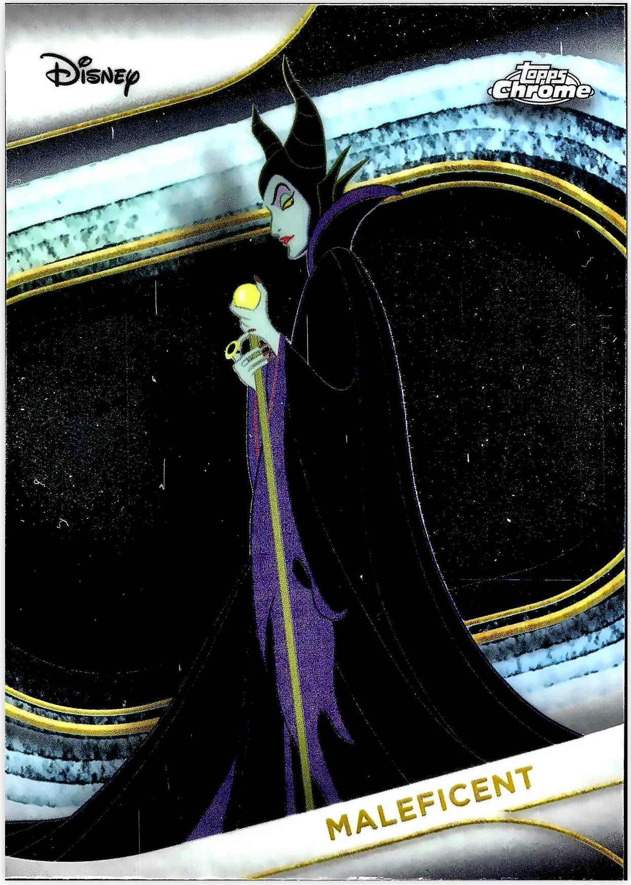 Maleficent 2025 Topps Chrome Disney #119 trading card - Front