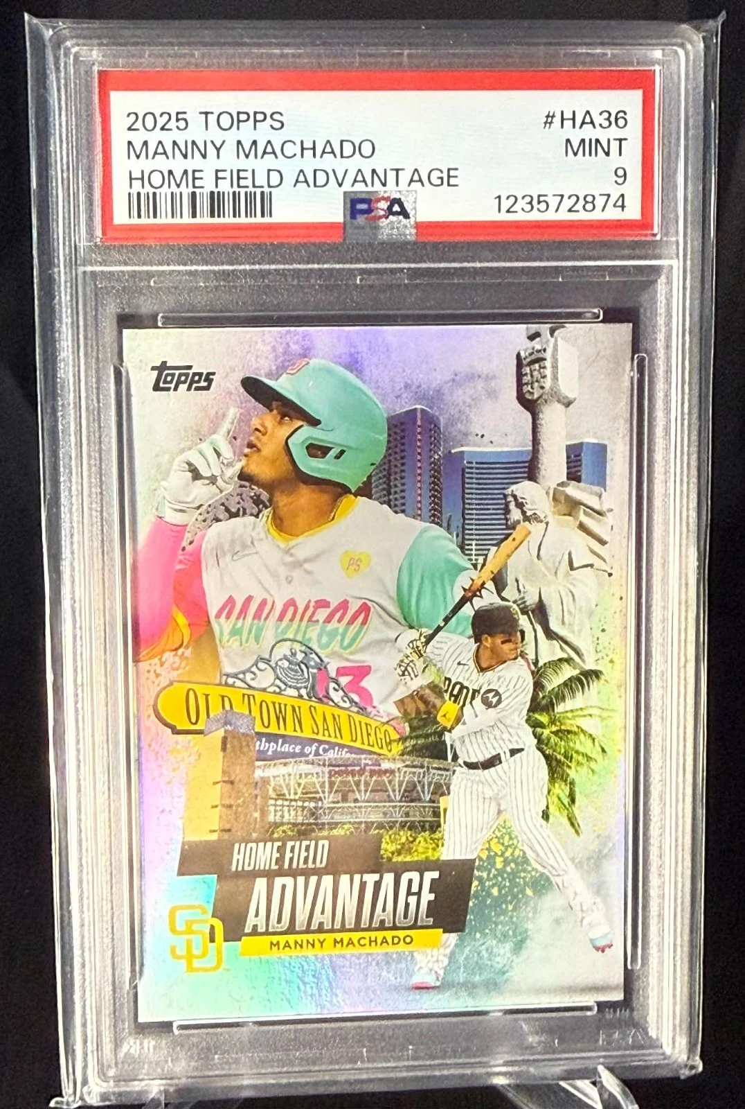 Manny Machado #HA-36 2025 Topps Chrome Baseball Home Field Advantage front