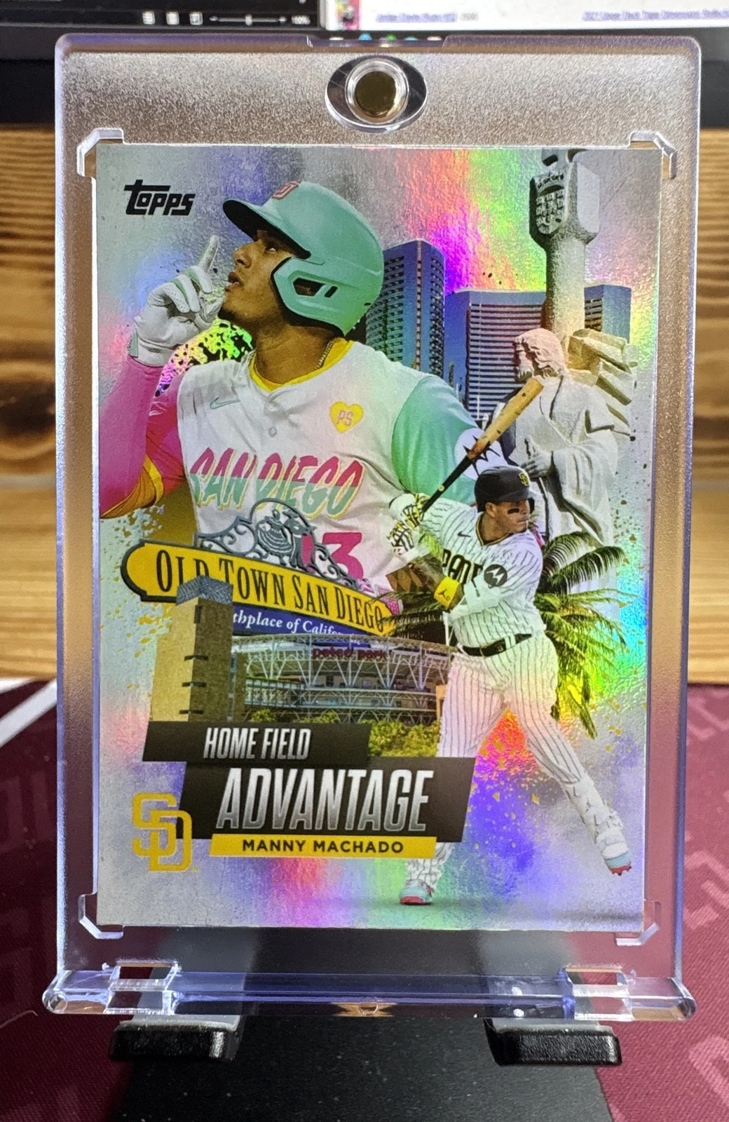 Manny Machado #HA-36 2025 Topps Chrome Baseball Home Field Advantage front