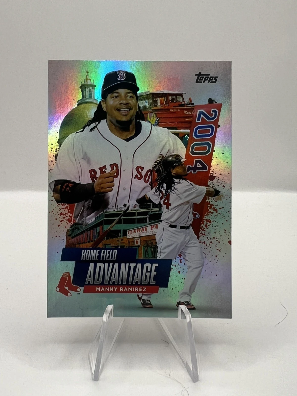 Manny Ramirez #LHA-12 2025 Topps Update Series Baseball Legendary Home Field Advantage front