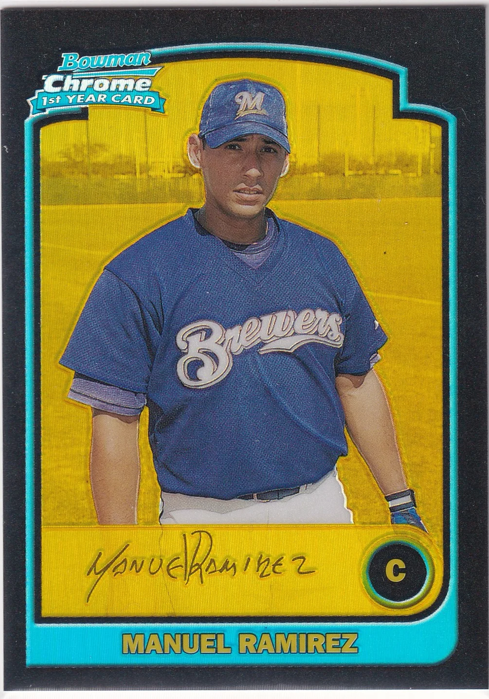Manuel Ramirez 2003 Bowman #286 baseball rookie card - Front