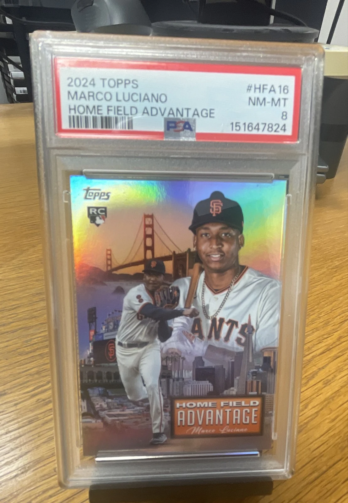 Marco Luciano #HFA-16 2024 Topps Baseball Home Field Advantage front