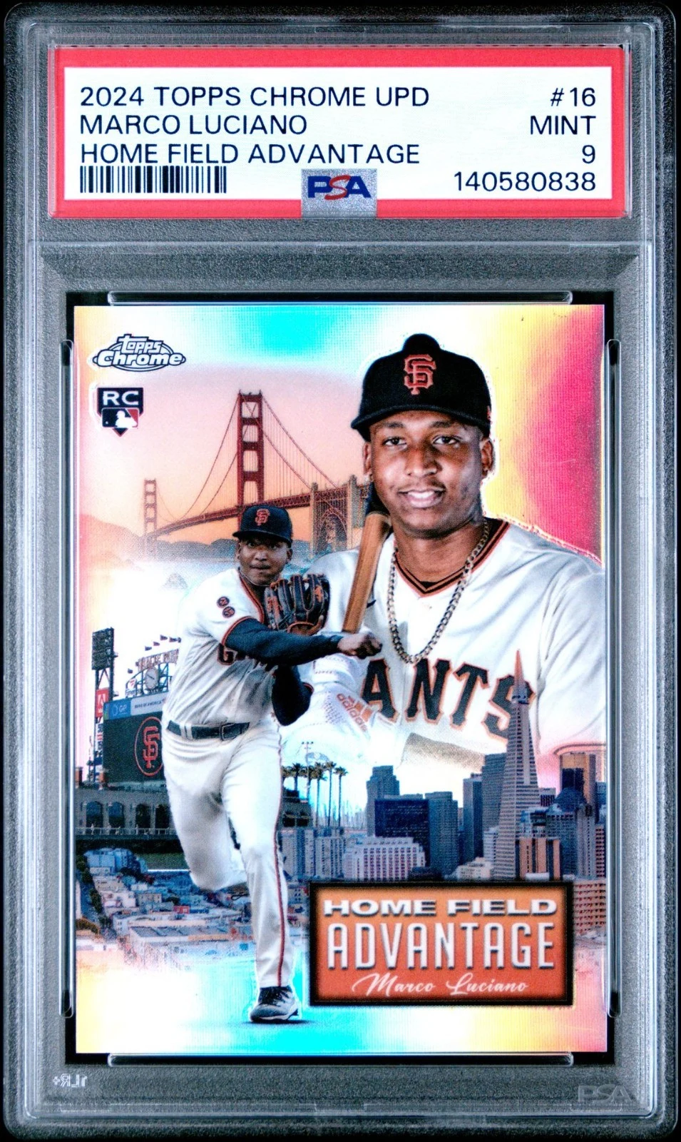 Marco Luciano #HFAC-16 2024 Topps Chrome Update Baseball Home Field Advantage front