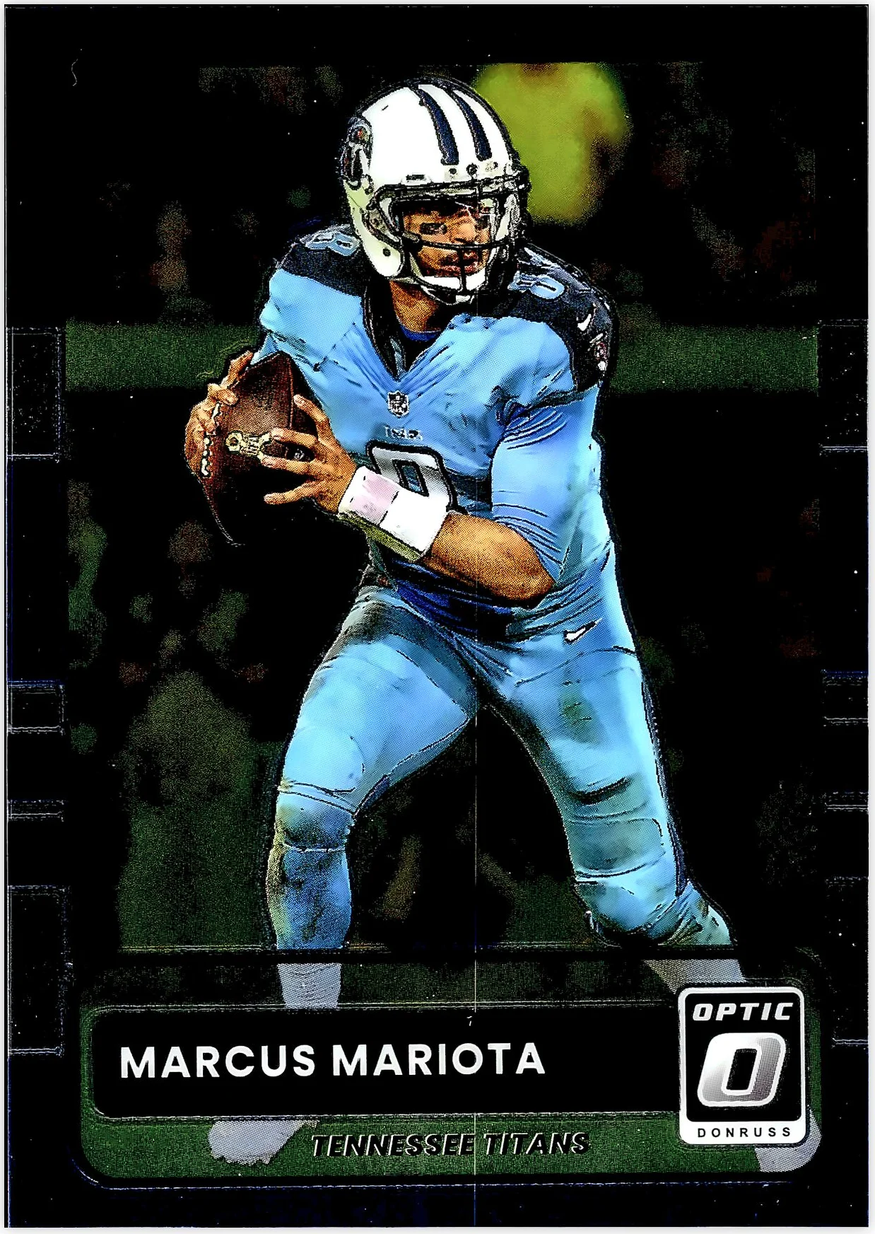 Marcus Mariota 2025 Donruss Optic #21 2015 Retro football card - Front
