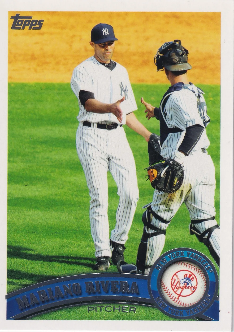 Mariano Rivera 2011 Topps #42 baseball card - Front