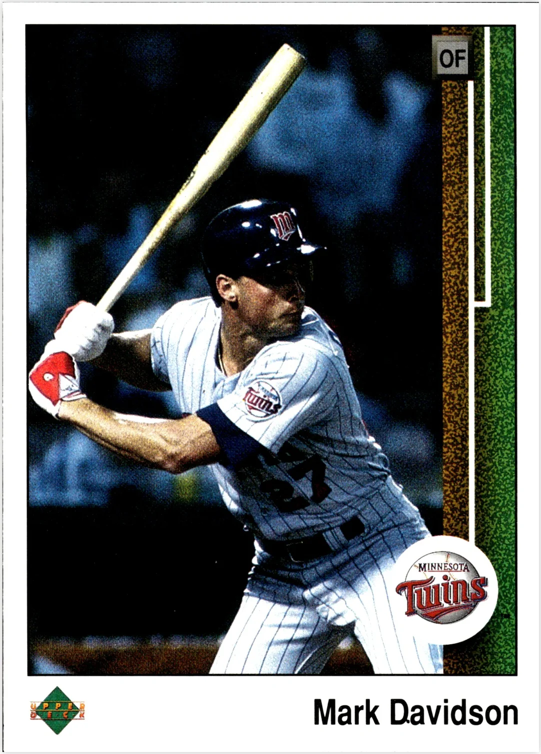 Mark Davidson 1989 Upper Deck #577 baseball card - Front