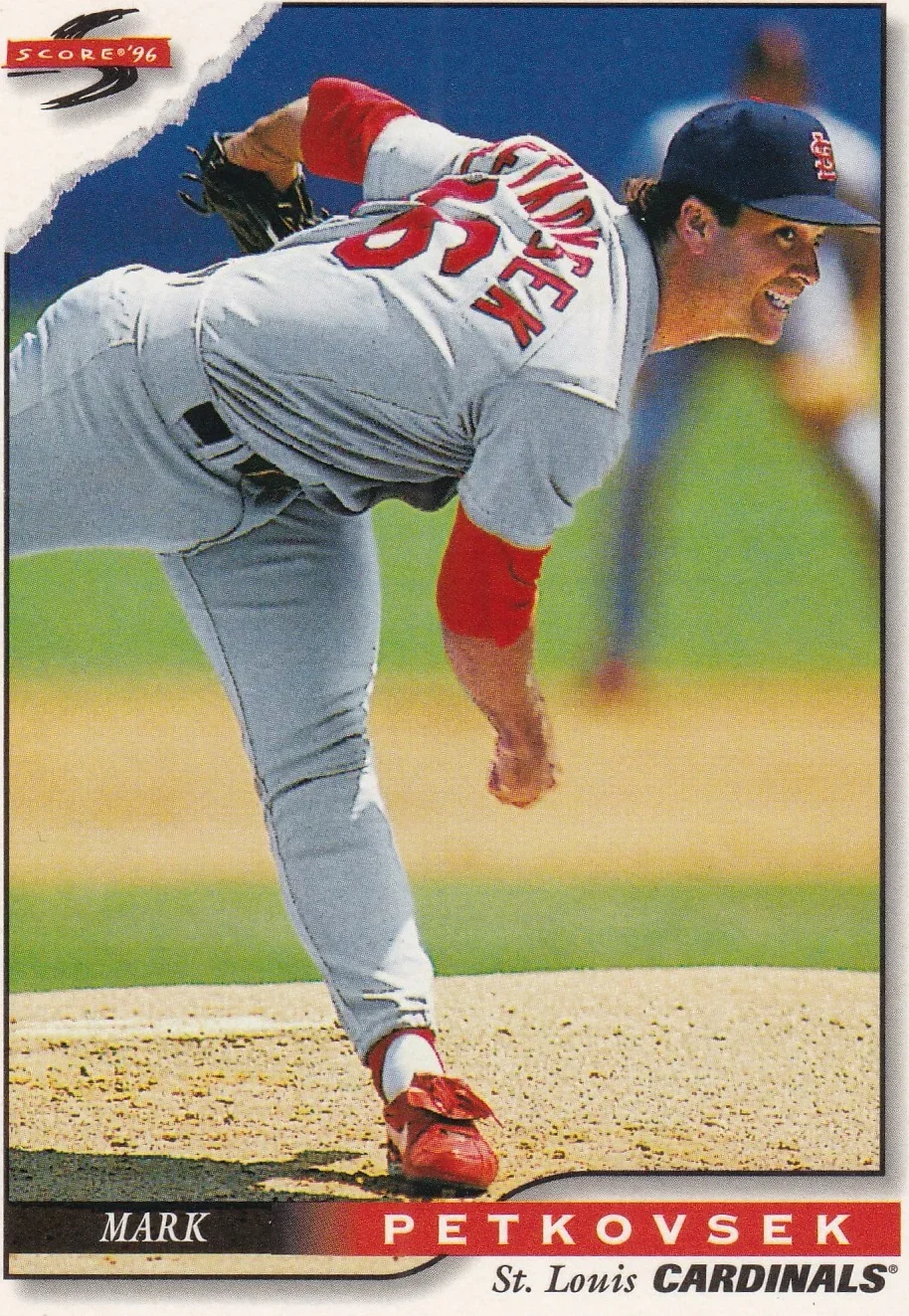 Mark Petkovsek 1996 Score #448 baseball card - Front