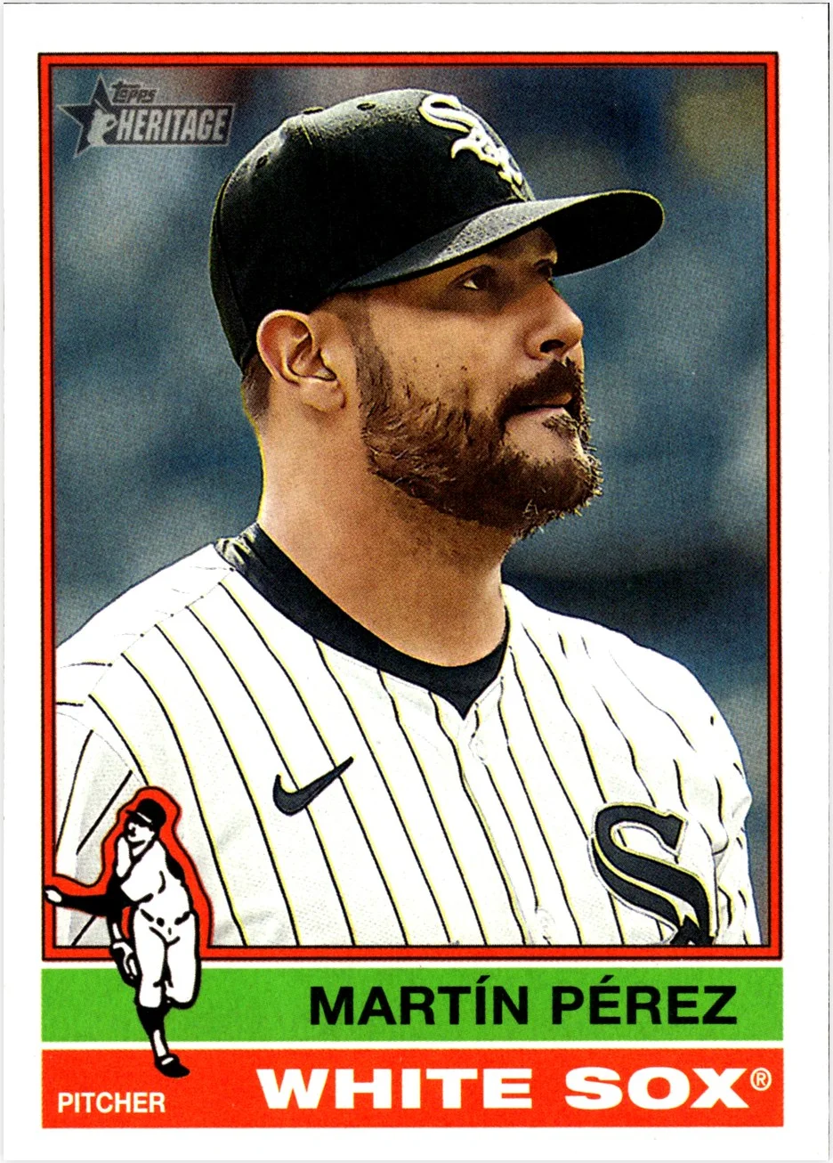 Martín Pérez 2025 Topps Heritage #576 baseball card - Front