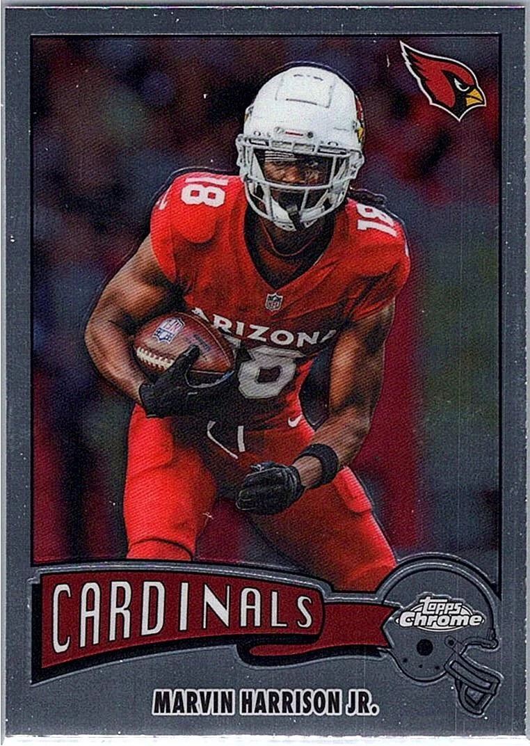 Marvin Harrison Jr. 2025 Topps Chrome Football card