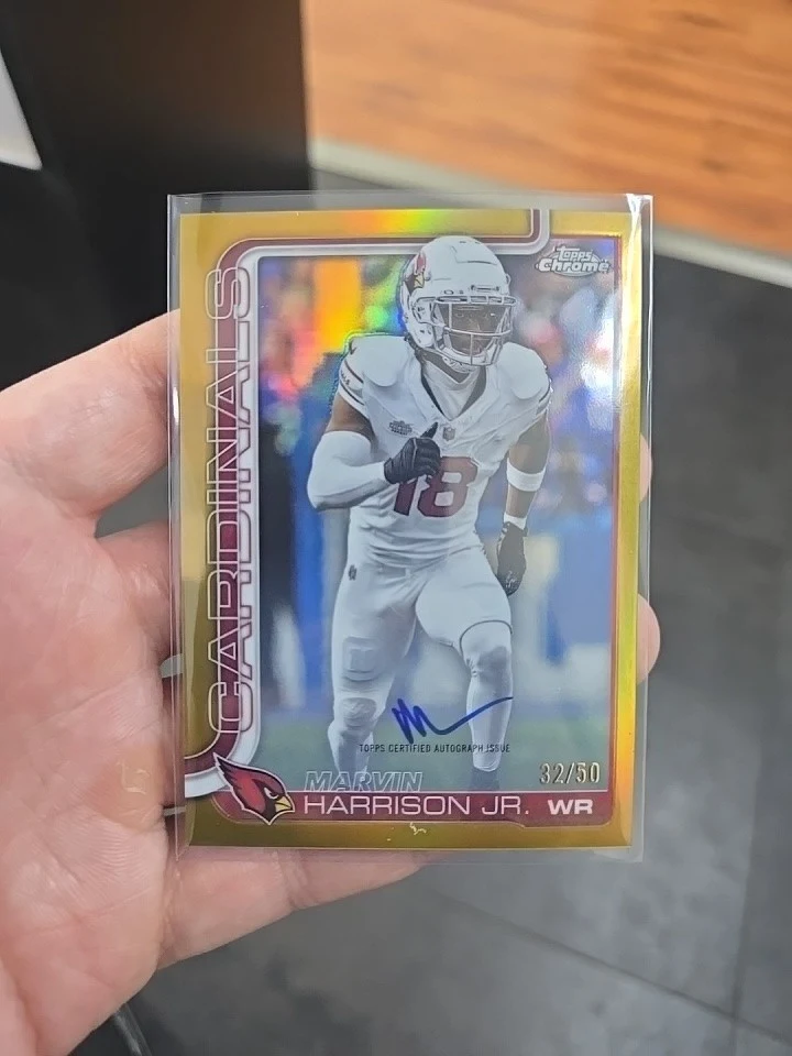 Marvin Harrison Jr. 2025 Topps Chrome Football card