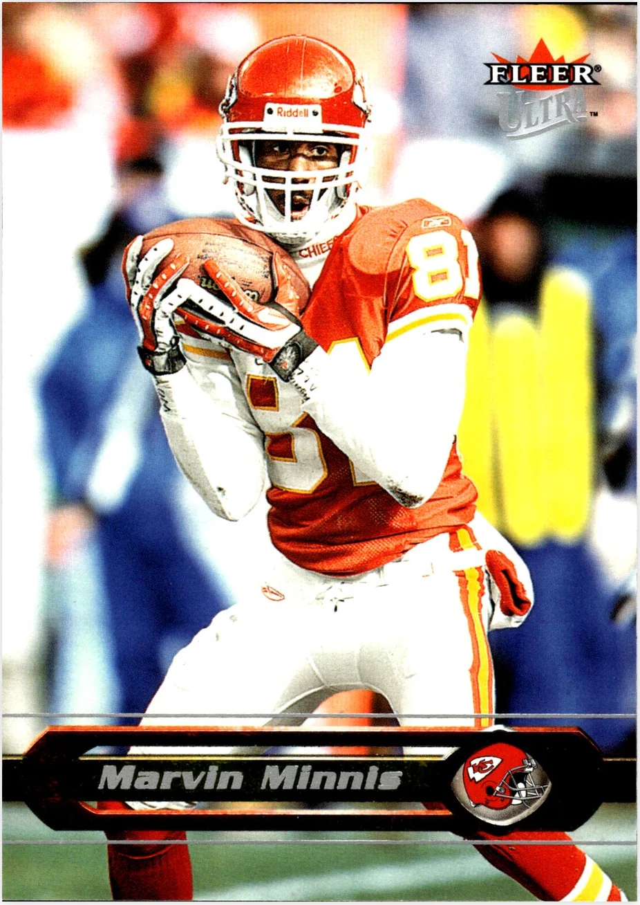 Marvin Minnis 2002 Ultra #47 football card - Front