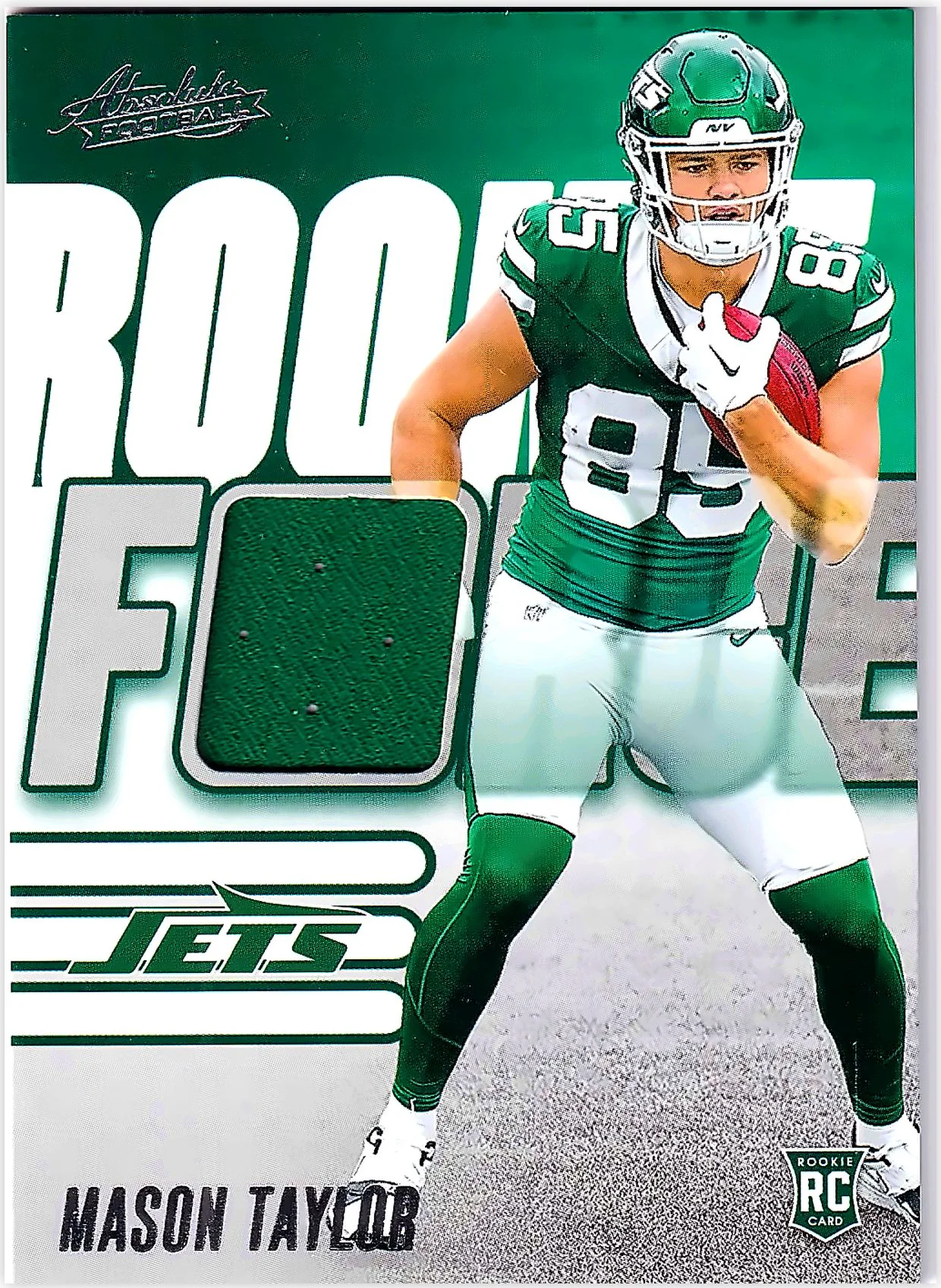 Mason Taylor 2025 Panini Absolute #RF-MTR Rookie Force football card - Front