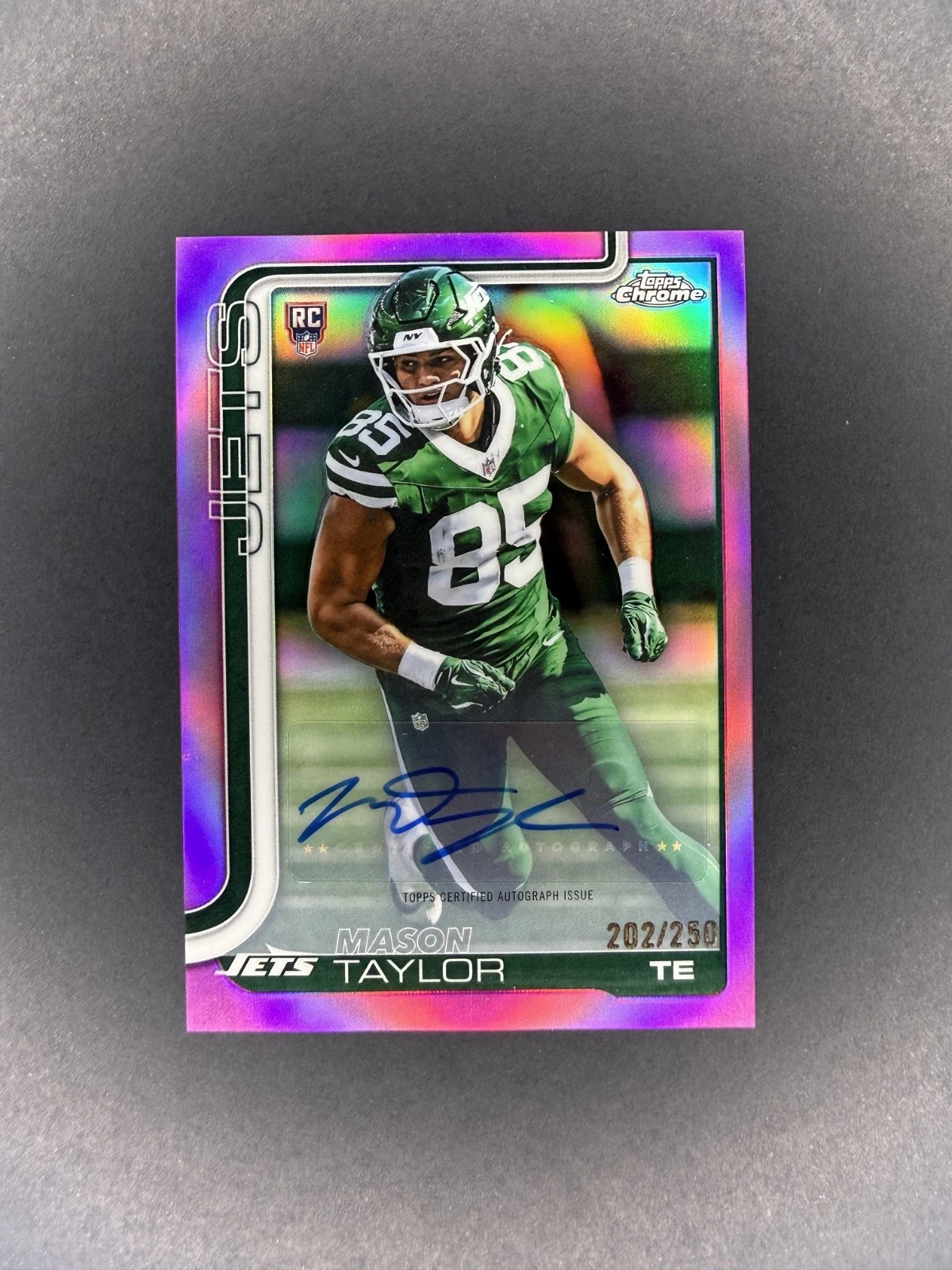 Mason Taylor 2025 Topps Chrome Football card