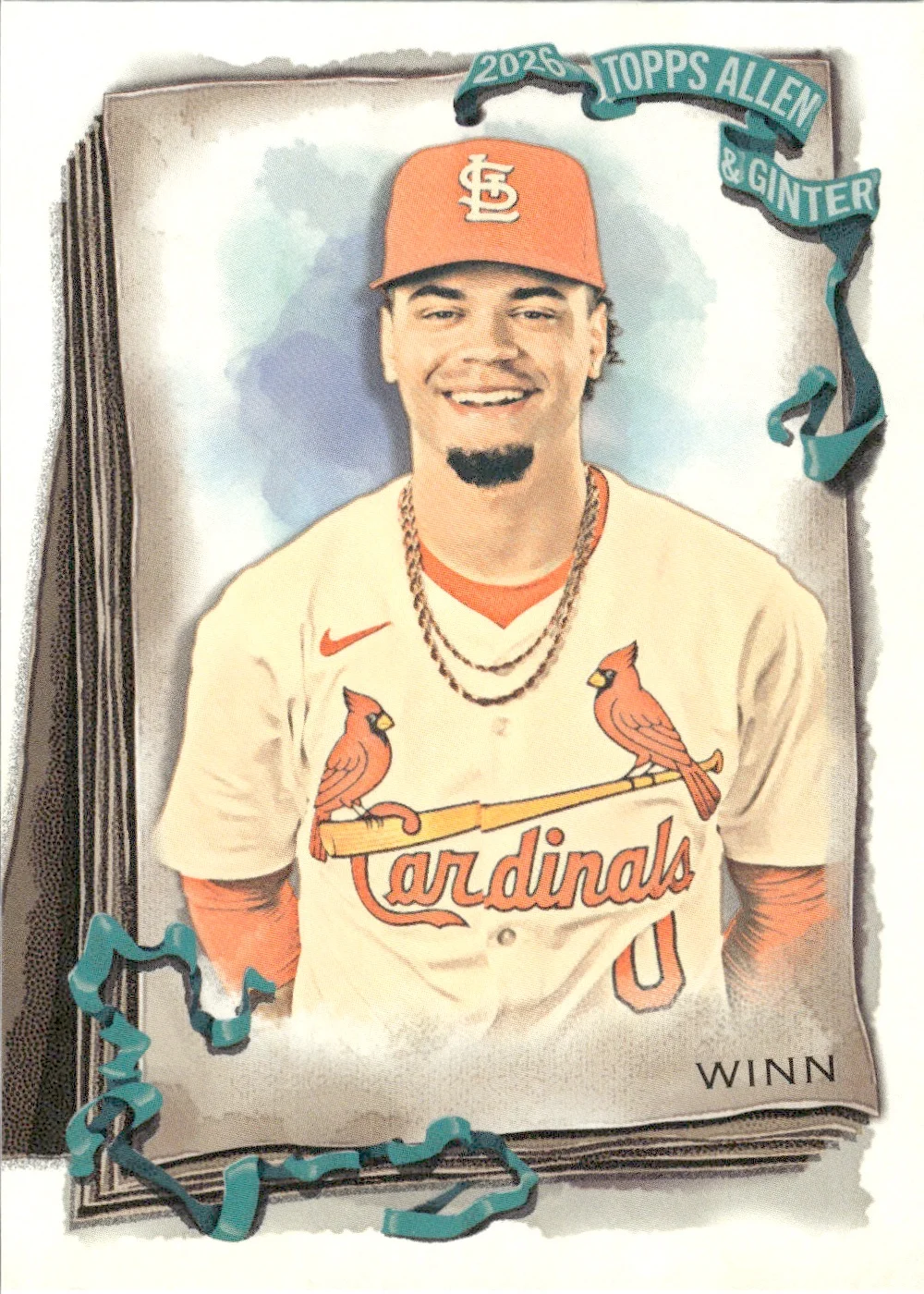 Masyn Winn #184 2026 Topps Allen & Ginter trading card - Front